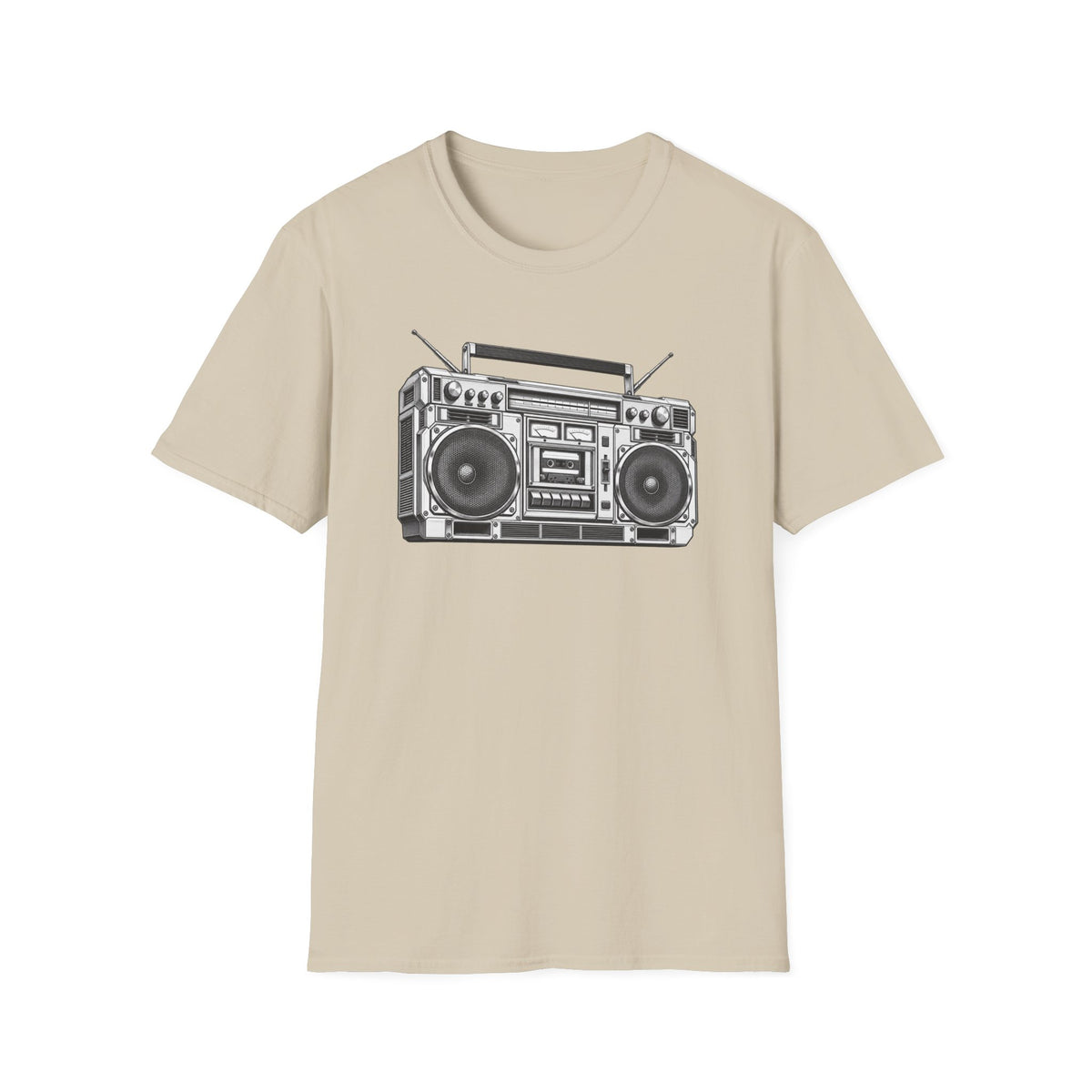 Boombox T-Shirt, Retro Music Shirt, Vintage Cassette Radio Tee, 80s 90s Nostalgia, Music Lover Gift
