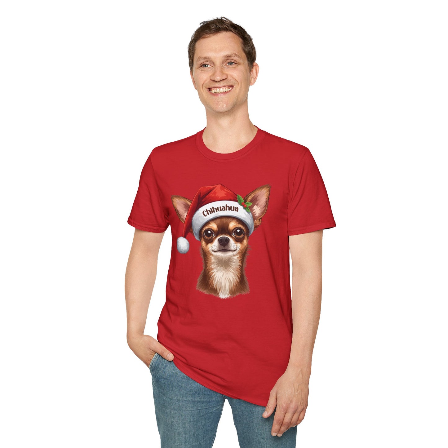 Chihuahua Dog Portrait Shirt – Chihuahua Dog Lover Gift, Cute Dog Mom Tee, Dog Dad Shirt, Pet Breed Apparel