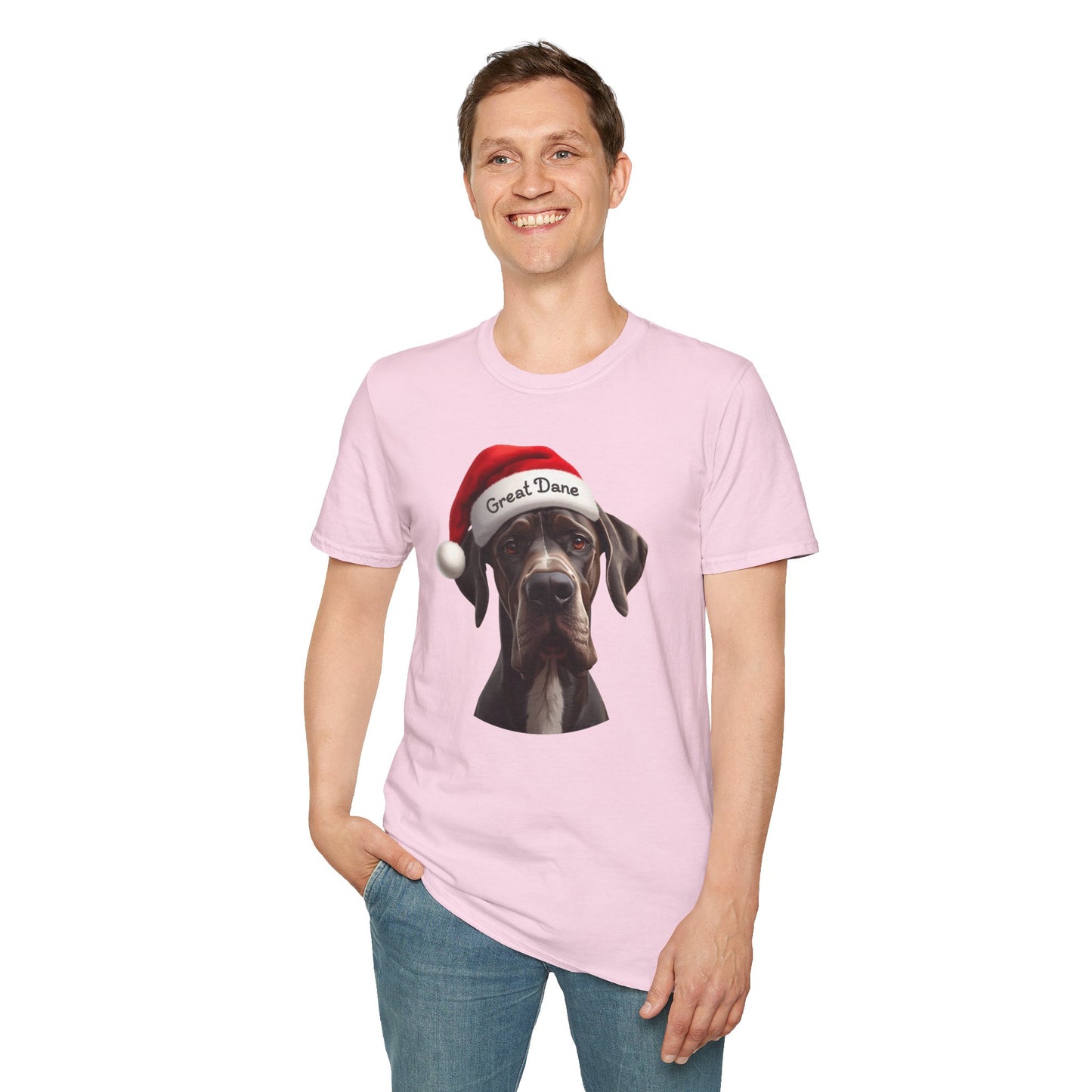 Great Dane Dog Portrait Shirt – Great Dane Dog Lover Gift, Cute Dog Mom Tee, Dog Dad Shirt, Pet Breed Apparel
