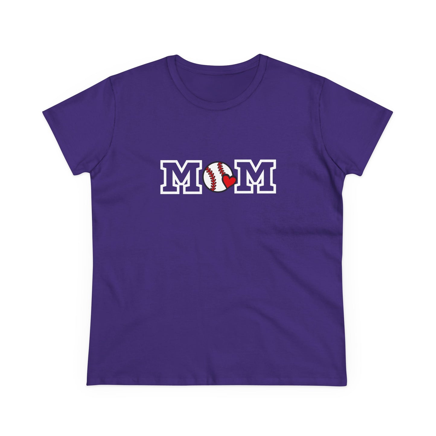 Baseball Mom Shirt, Sports Mom Gift, Cotton T-Shirt, Baseball Fan Apparel, Mother's Day Tee, Mom loves Baseball, Sports Mom