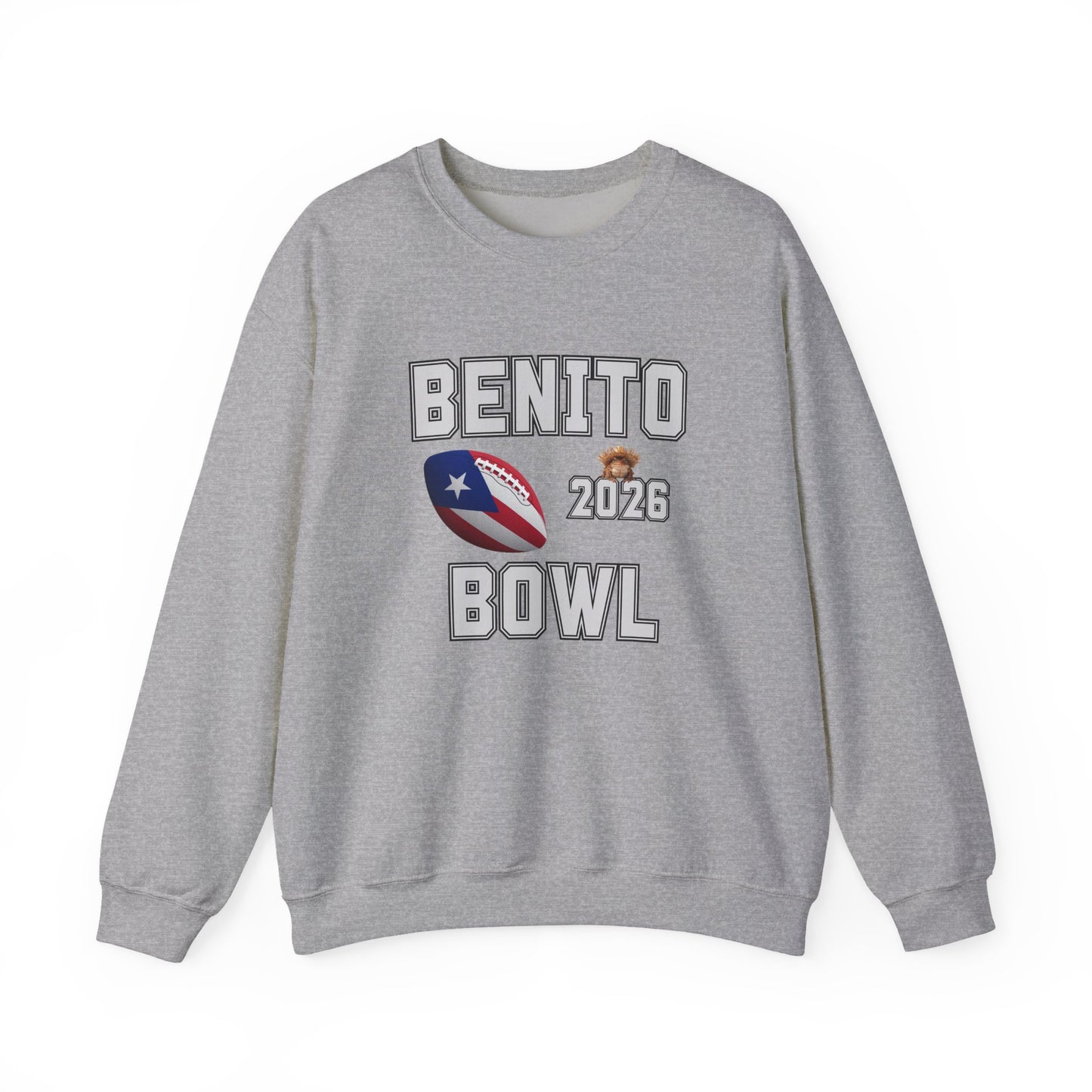 Benito Bowl Halftime 2026 Sweatshirt, Benito Bowl Shirt, Football Fan Gift, Puerto Rico Heritage Sweatshirt, Boriqua Pride Gift