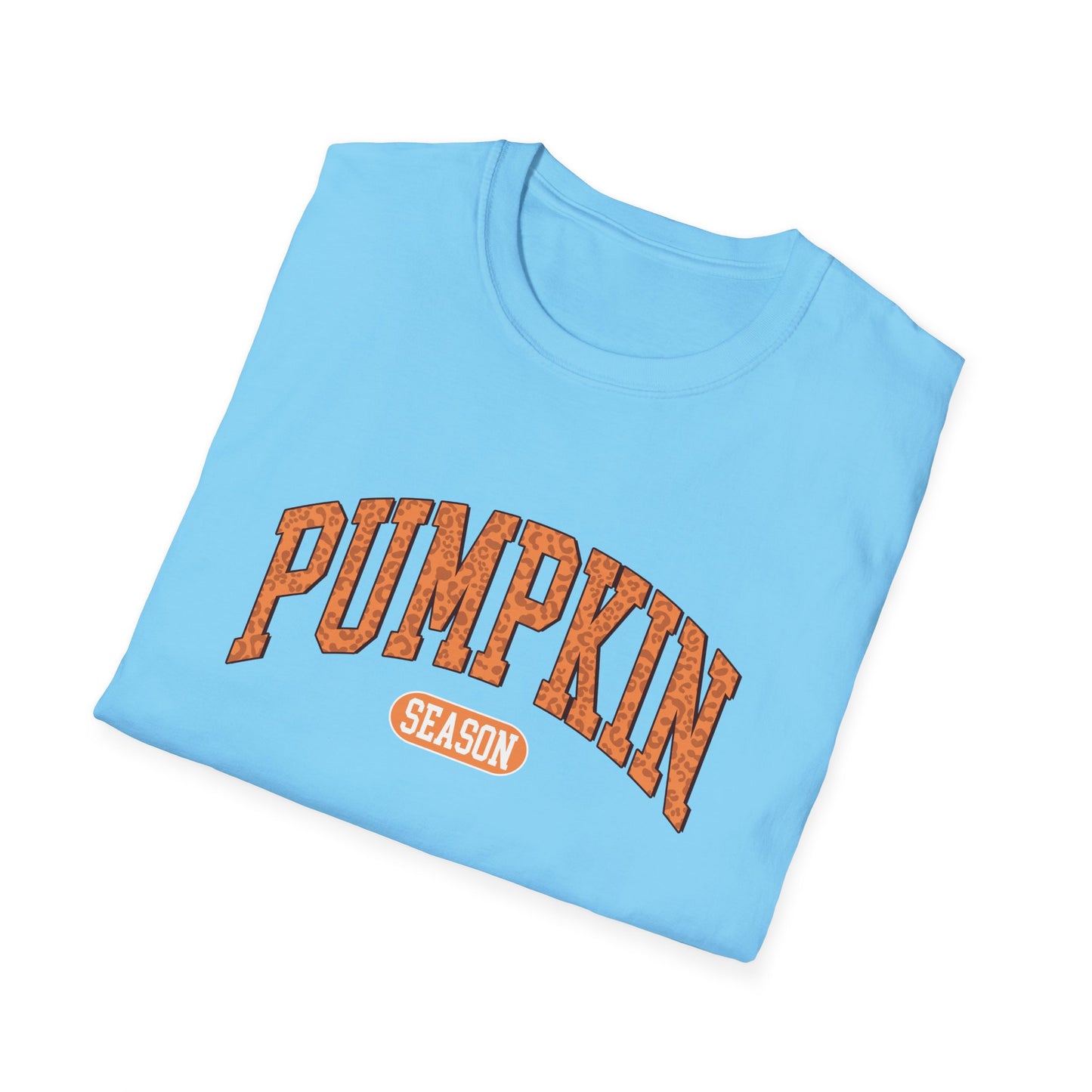 Pumpkin Season Fall T-Shirt - Cute Women's Autumn Tee, Thanksgiving Shirt, Pumpkin Thanksgiving Tee, Cozy Fall Tee for Her, Friendsgiving