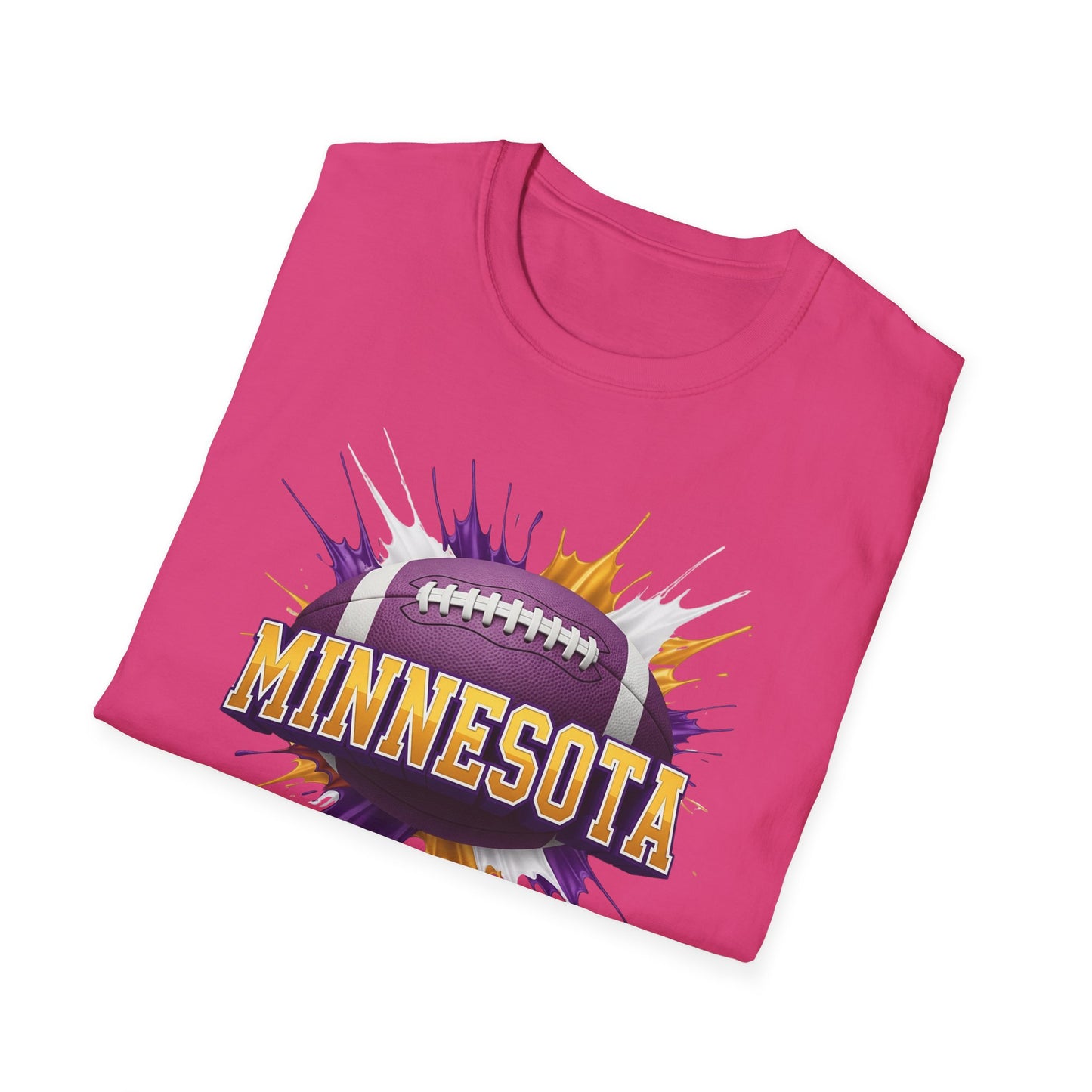 Minnesota Football Unisex T-Shirt, Minnesota Team Tee, Football Gift for Minnesota Fans, Game Day Shirt, Sports Fan Apparel Football Tee