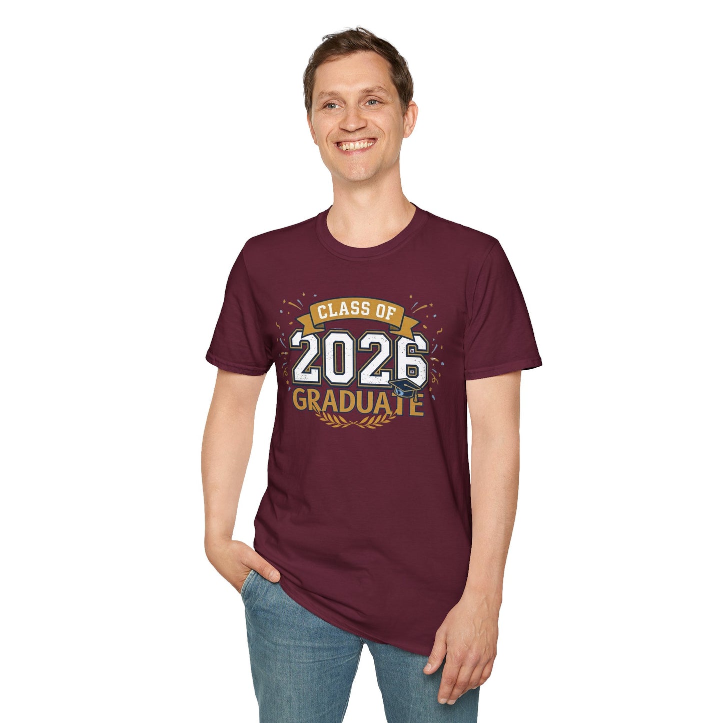 Class of 2026 Graduate T-Shirt – Graduation Gift Tee, Senior 2026 Shirt, High School or College Grad Celebration Apparel