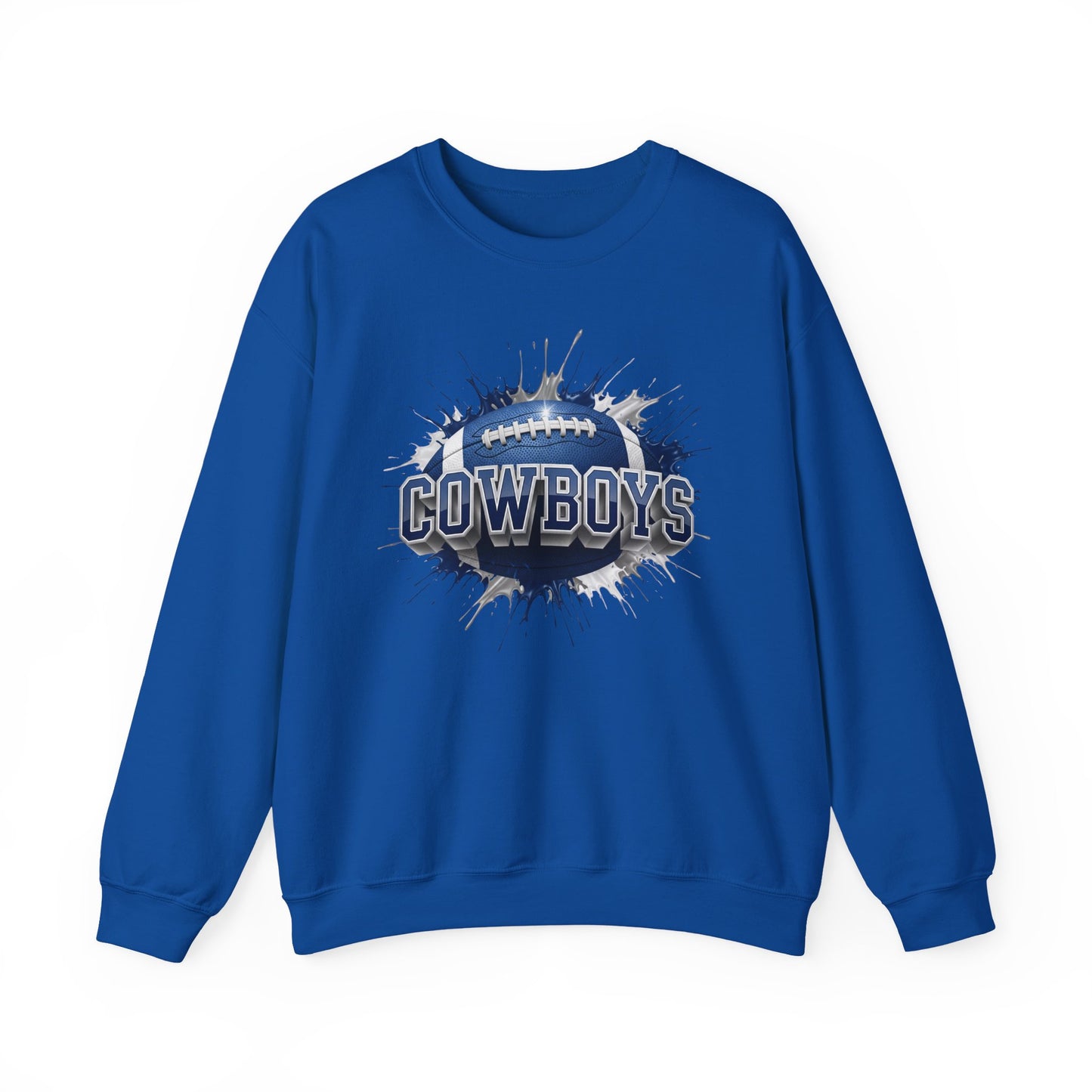 Dallas Football Sweatshirt, Dallas Team Sweatshirt, Football Gift for Dallas Fans, Game Day Sports Fan Football Apparel