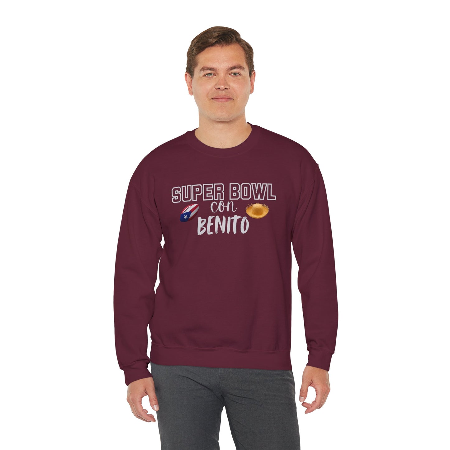 Benito Bowl Halftime 2026 Sweatshirt, Benito Bowl Shirt, Football Fan Gift, Puerto Rico Heritage Sweatshirt, Boriqua Pride Gift