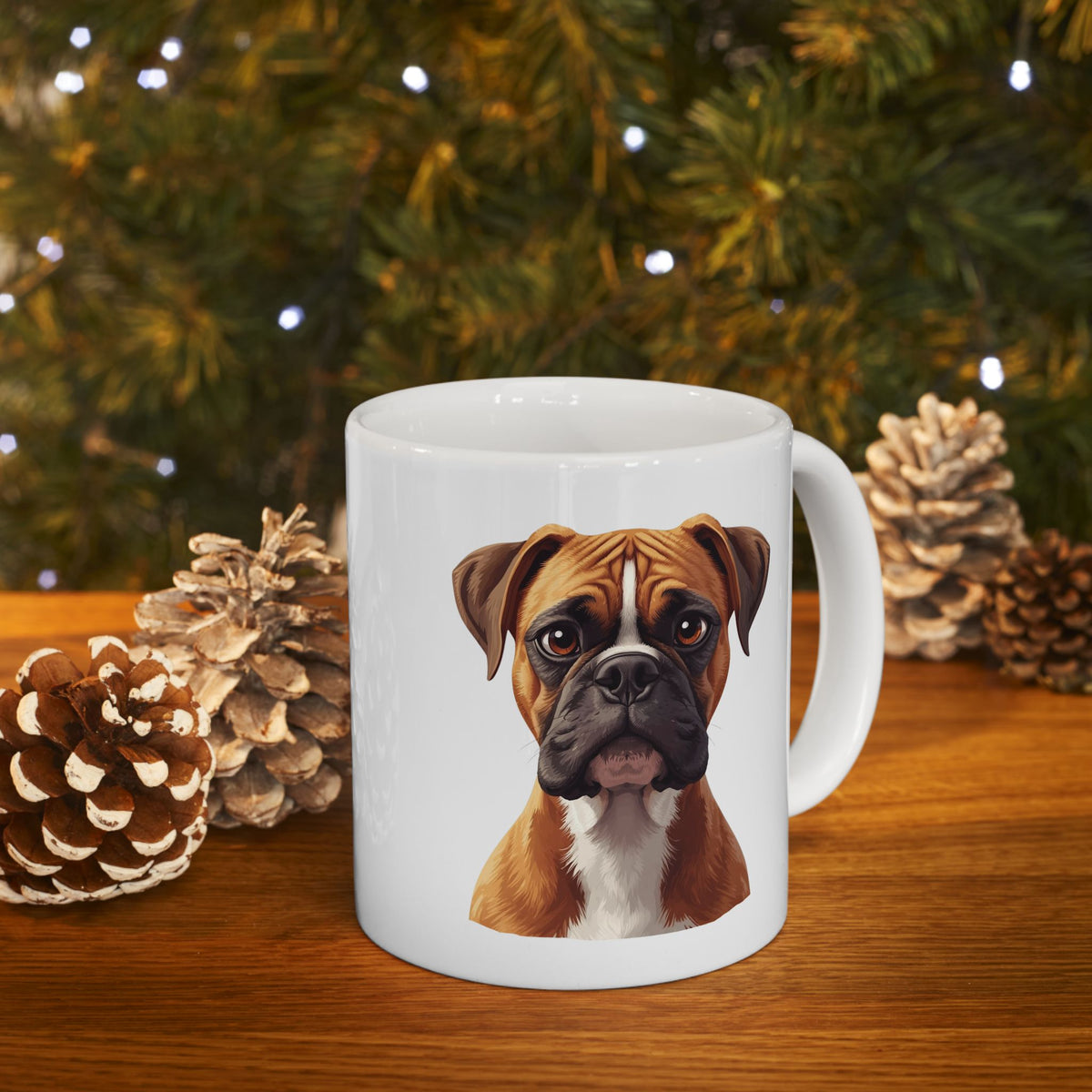 Boxer Dog Mug, Boxer Coffee Mug, Dog Lover Mug, Pet Parent Gift, Boxer Mom Dad Cup 11oz or 15oz, Dog Lover Gift