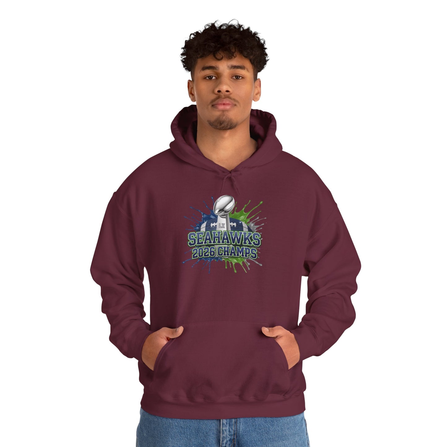 Seahawks 2026 Champions Hoodie – Seahawks Football 12s Fan Hoodie, 2026 football Champs, Football Gift