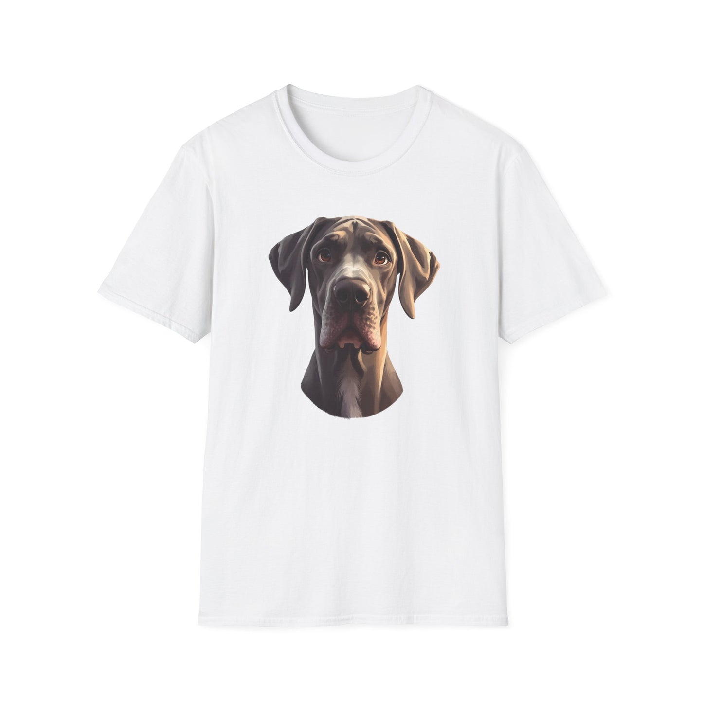 Great Dane Dog Portrait Shirt – Great Dane Dog Lover Gift, Cute Dog Mom Tee, Dog Dad Shirt, Pet Breed Apparel