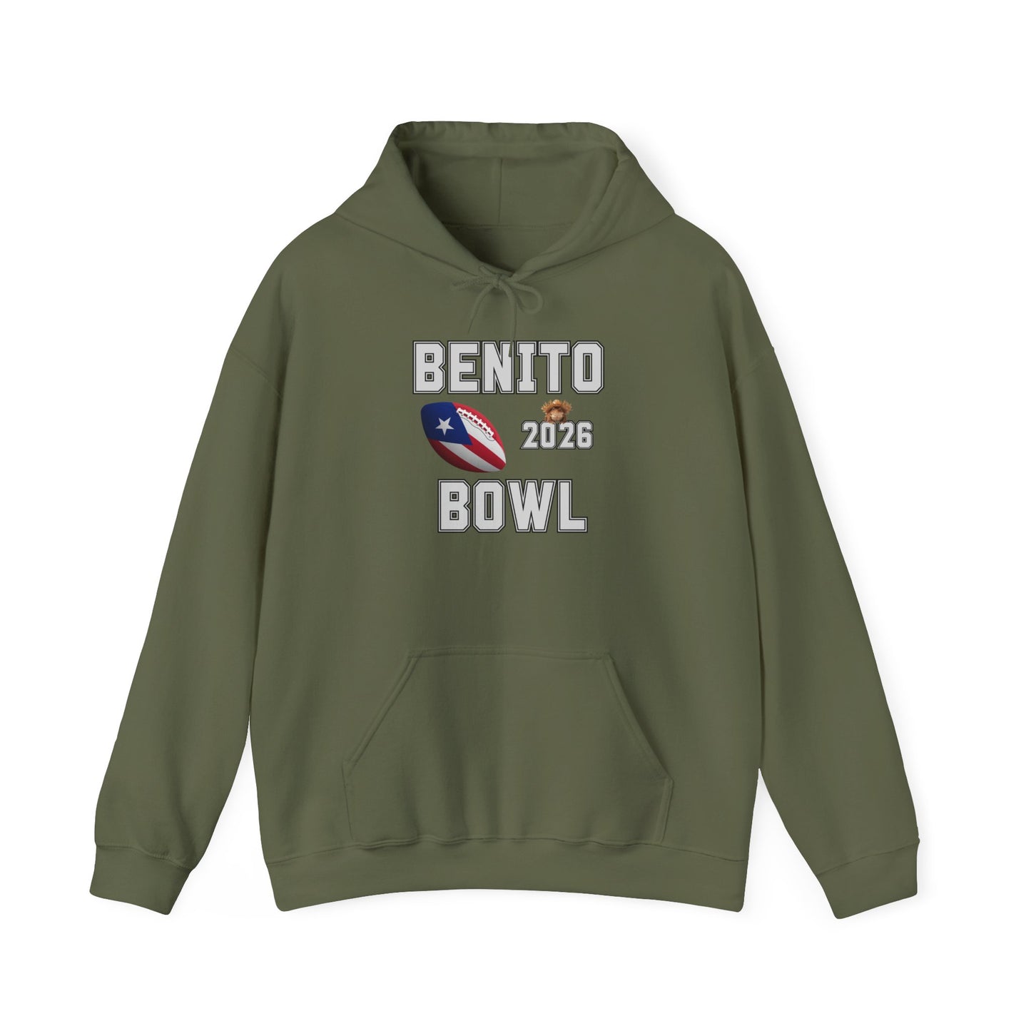 Benito Bowl Halftime Shirt 2026 Hoodie, Benito Bowl Hooded Sweatshirt, Football Fan Gift, Puerto Rico Heritage Hoodie, Boriqua Pride Gift