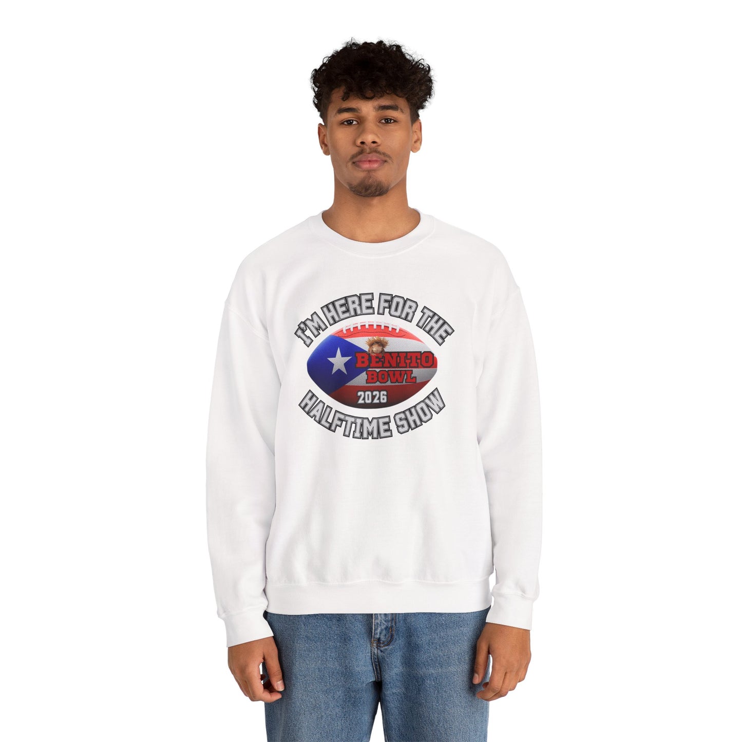 Benito Bowl Halftime 2026 Sweatshirt, Benito Bowl Shirt, Football Fan Gift, Puerto Rico Heritage Sweatshirt, Boriqua Pride Gift