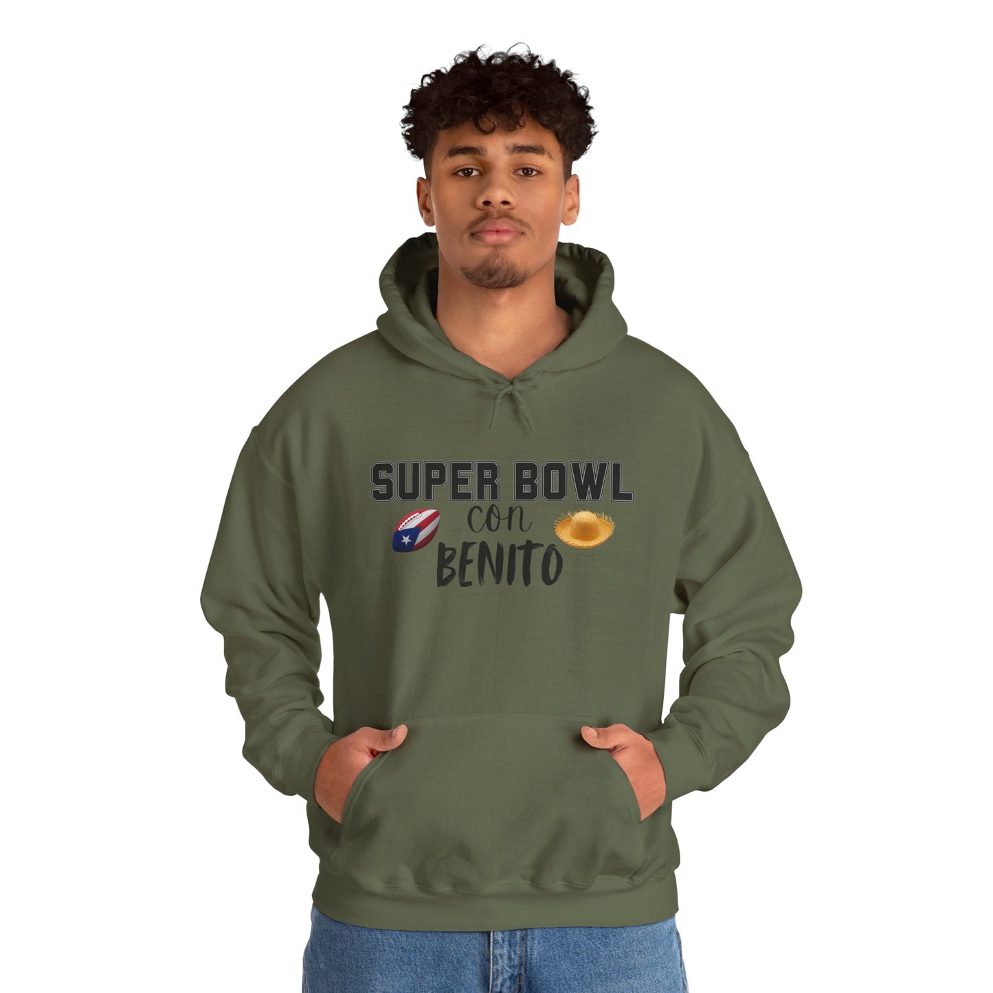 Benito Bowl Halftime Shirt 2026 Hoodie, Benito Bowl Hooded Sweatshirt, Football Fan Gift, Puerto Rico Heritage Hoodie, Boriqua Pride Gift