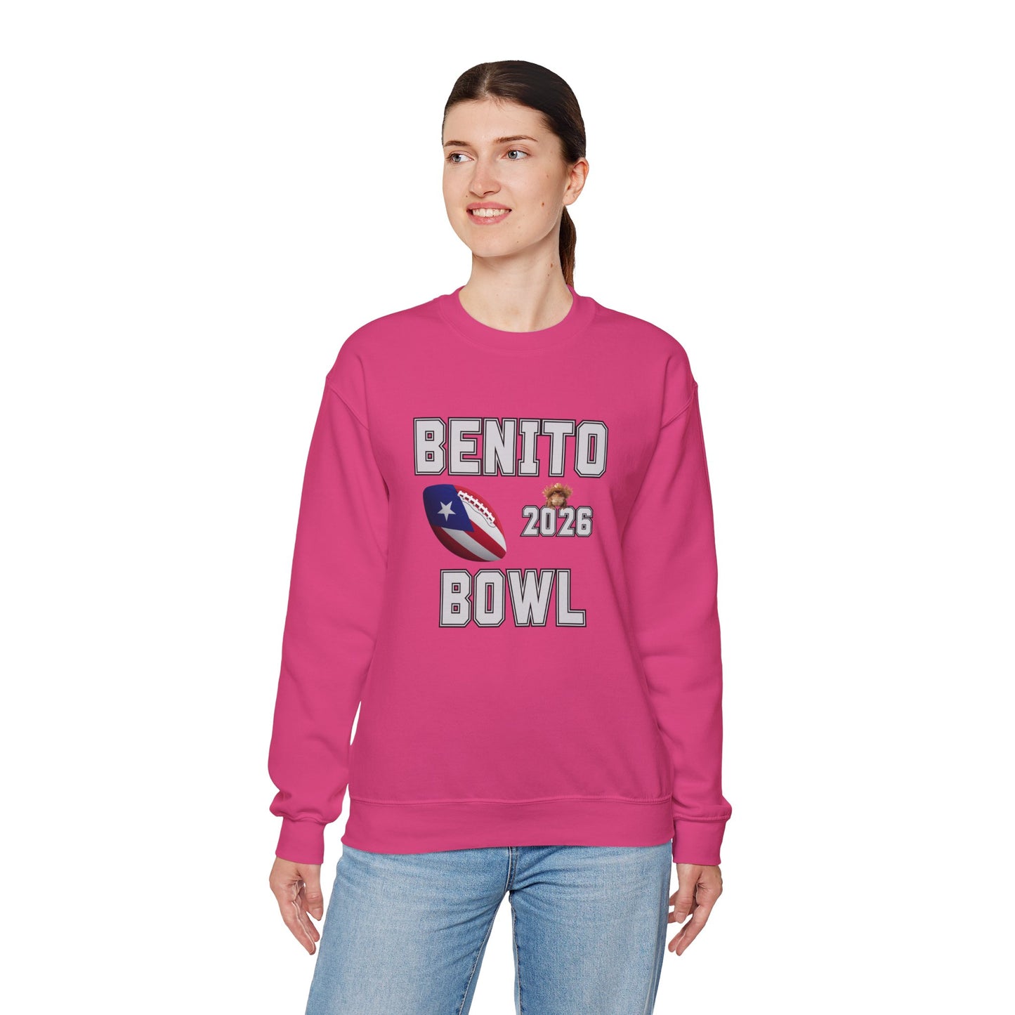 Benito Bowl Halftime 2026 Sweatshirt, Benito Bowl Shirt, Football Fan Gift, Puerto Rico Heritage Sweatshirt, Boriqua Pride Gift
