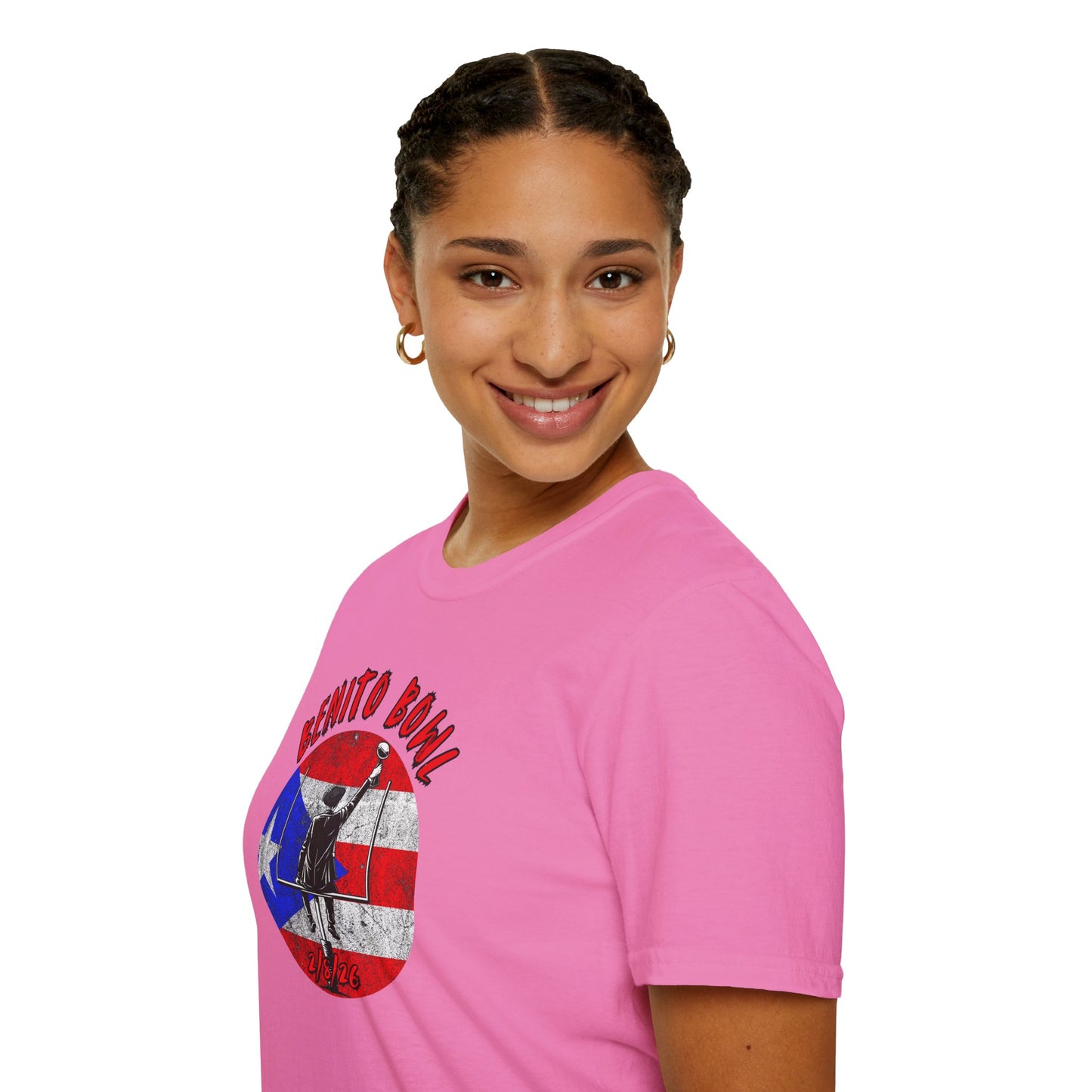 Benito Bowl 2/8/26 T-Shirt – Puerto Rico Heritage Tee, Boricua Pride Football Fan Shirt