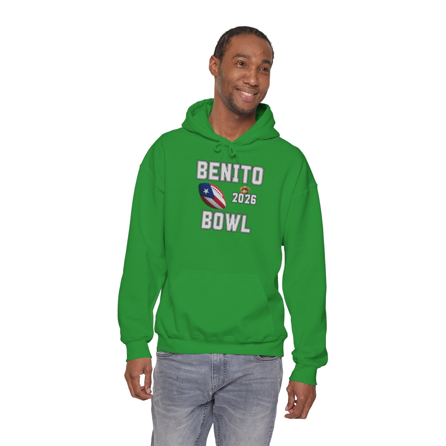 Benito Bowl Halftime Shirt 2026 Hoodie, Benito Bowl Hooded Sweatshirt, Football Fan Gift, Puerto Rico Heritage Hoodie, Boriqua Pride Gift