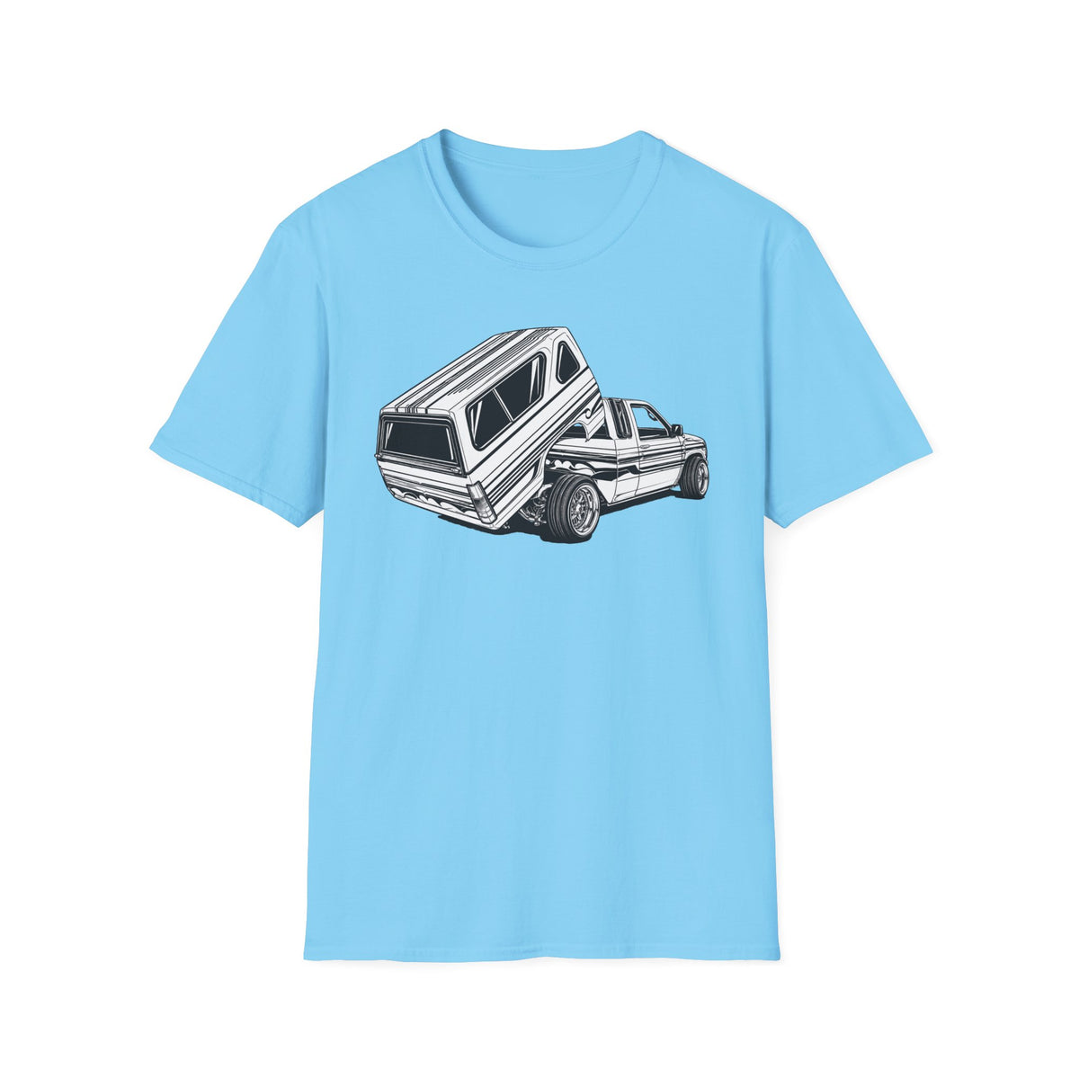 Mini Truck Lowrider Shirt, Lowrider Bed Dancer Truck T-Shirt, Custom Lowered Truck Tee, Car Enthusiast Gift
