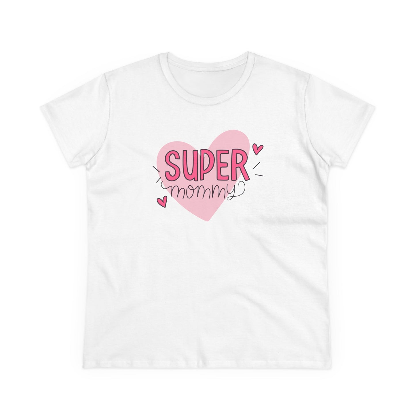 Super Mommy T-Shirt, Gift for Mom, Cute Summer Top, Mother's Day Gift, Family Gatherings, Casual Wear, Mom's Birthday, Supermom