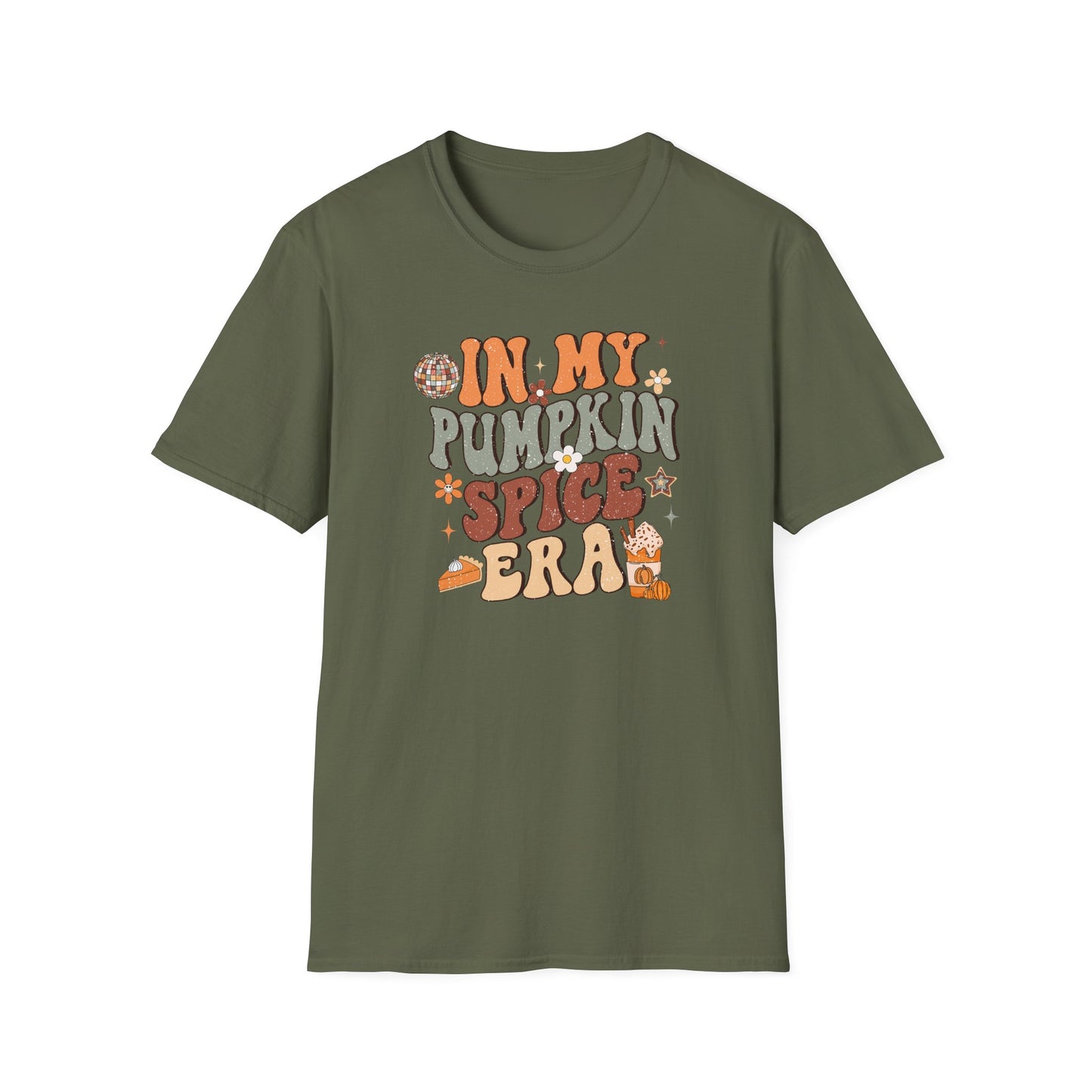 In My Pumpkin Spice Era Fall T-Shirt - Cute Women's Autumn Tee, Thanksgiving Shirt, Pumpkin Thanksgiving Tee, Cozy Fall Tee, Friendsgiving