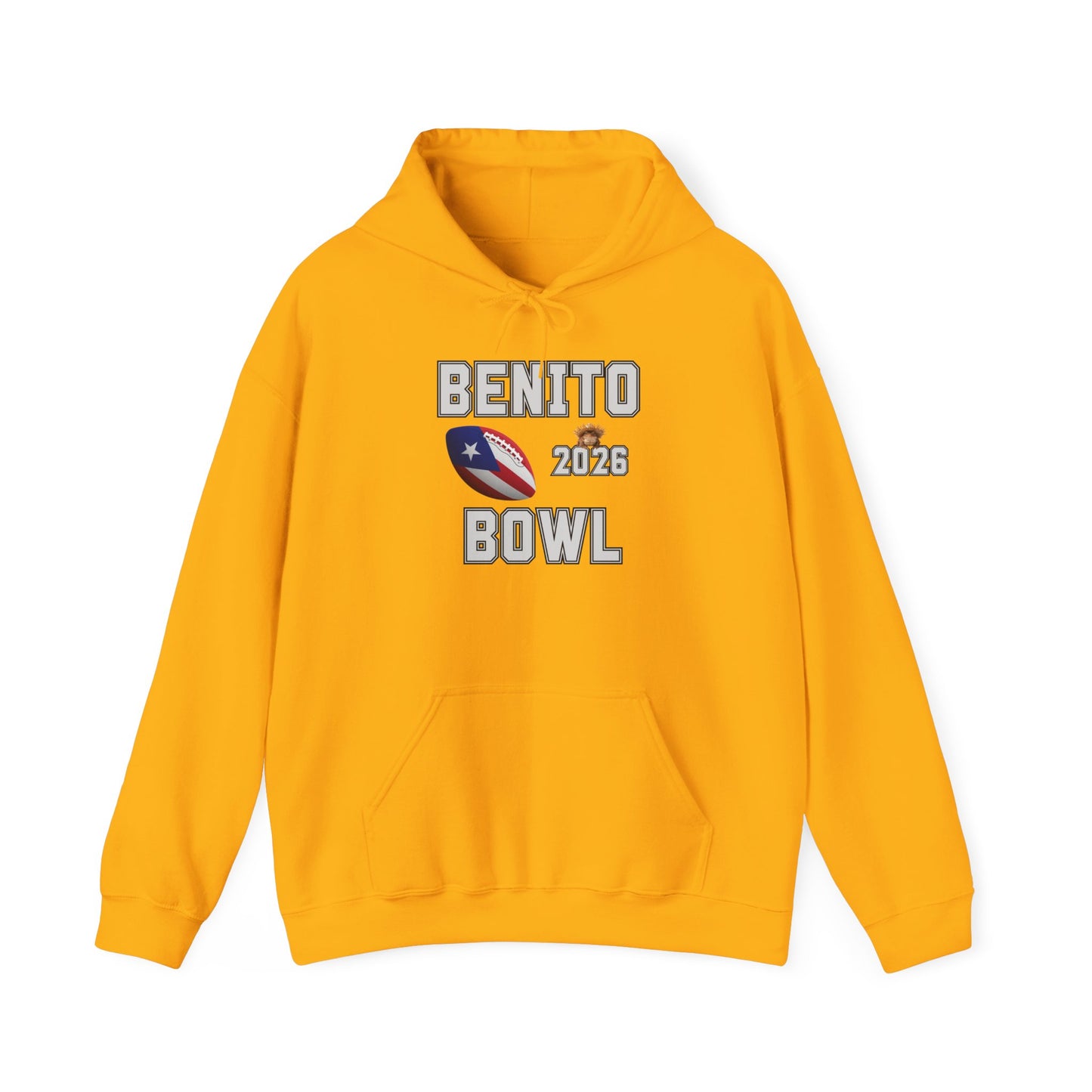 Benito Bowl Halftime Shirt 2026 Hoodie, Benito Bowl Hooded Sweatshirt, Football Fan Gift, Puerto Rico Heritage Hoodie, Boriqua Pride Gift