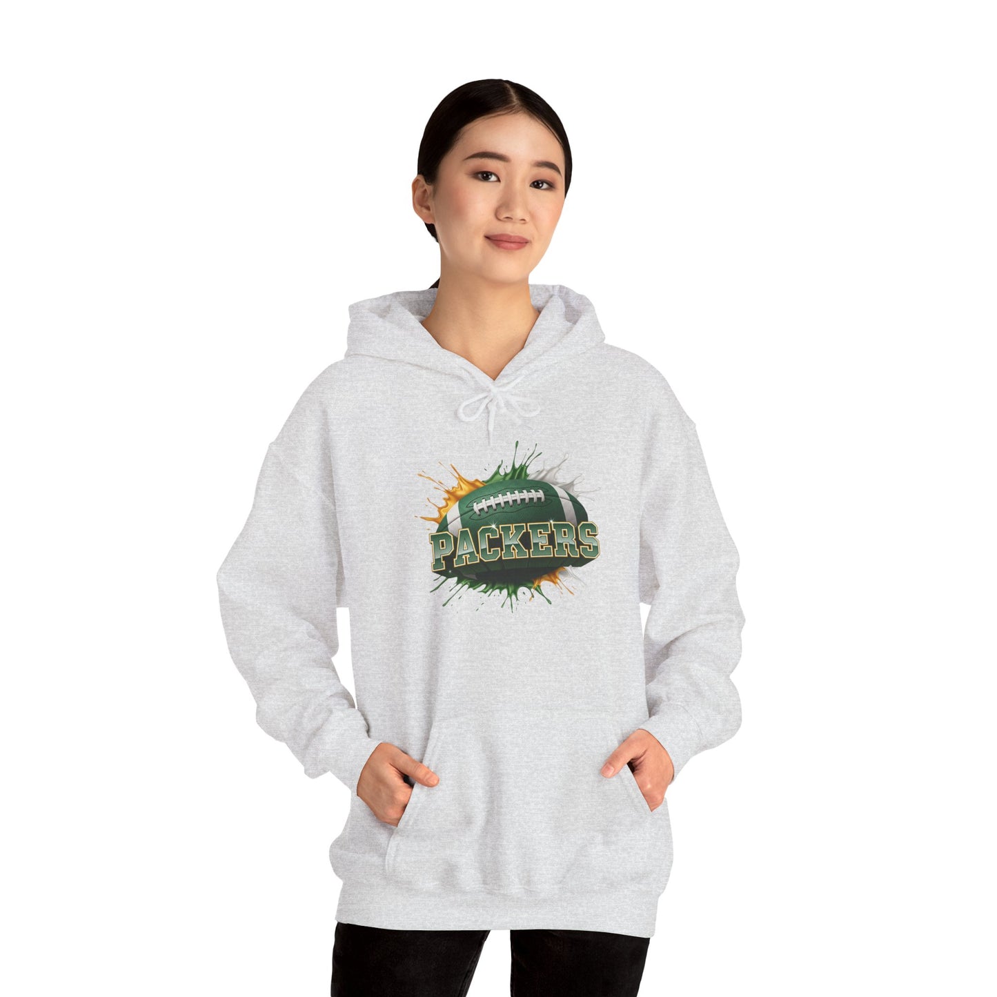 Green Bay Football Hoodie, Green Bay Team Hoodie, Football Gift for Green Bay Fans, Game Day Sports Fan Apparel, Football Fan Gift