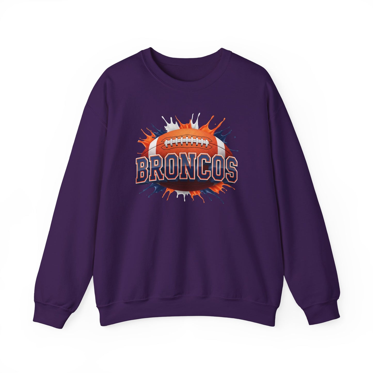 Denver Football Sweatshirt, Denver Team Sweatshirt, Football Gift for Denver Fans, Game Day Sports Fan Football Apparel
