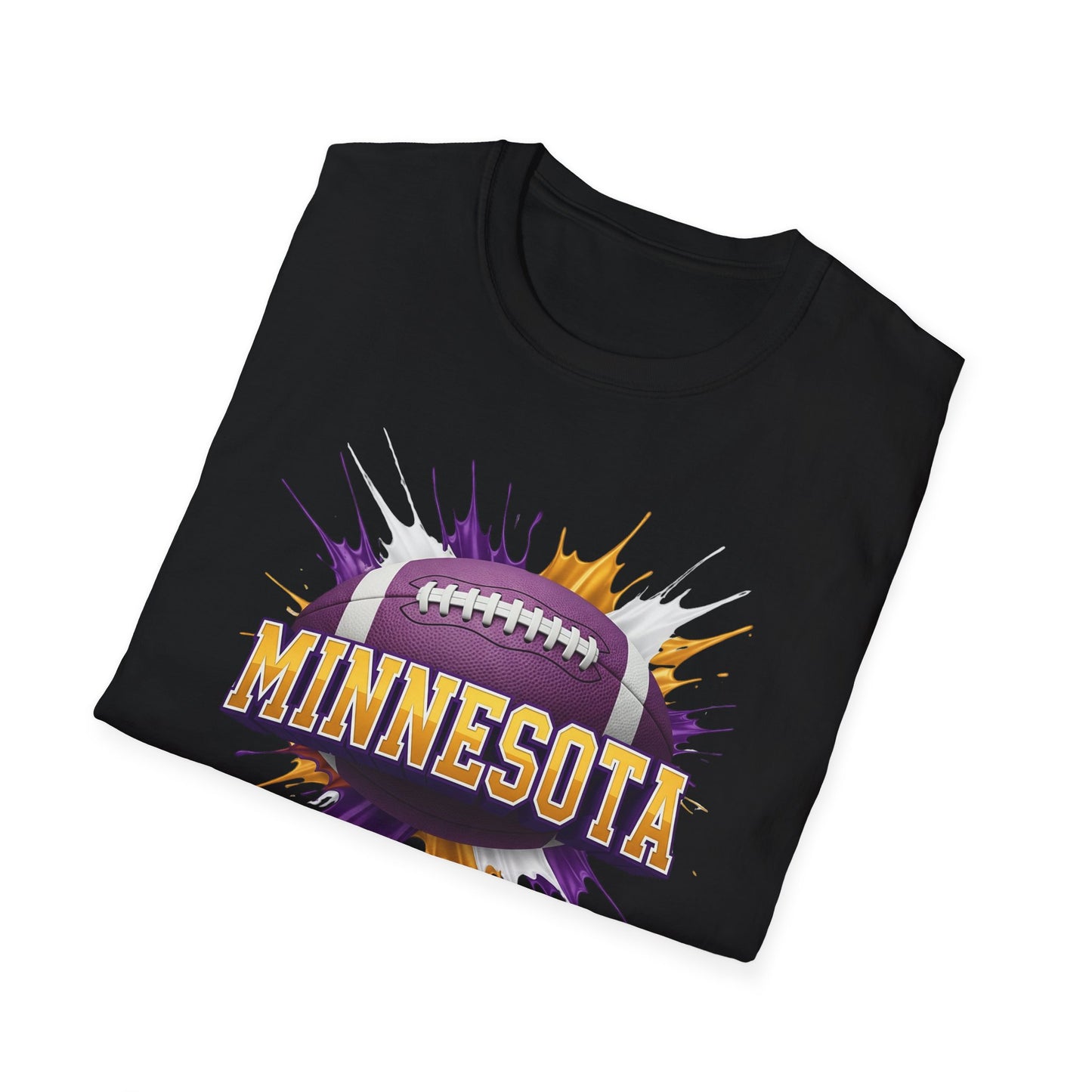 Minnesota Football Unisex T-Shirt, Minnesota Team Tee, Football Gift for Minnesota Fans, Game Day Shirt, Sports Fan Apparel Football Tee