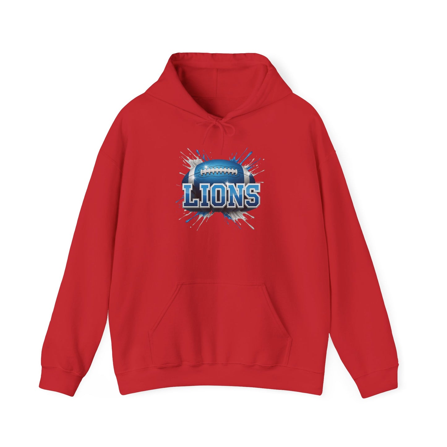 Detroit Football Hoodie, Detroit Team Hoodie, Football Gift for Detroit Fans, Game Day Sports Fan Apparel, Football Fan Gift