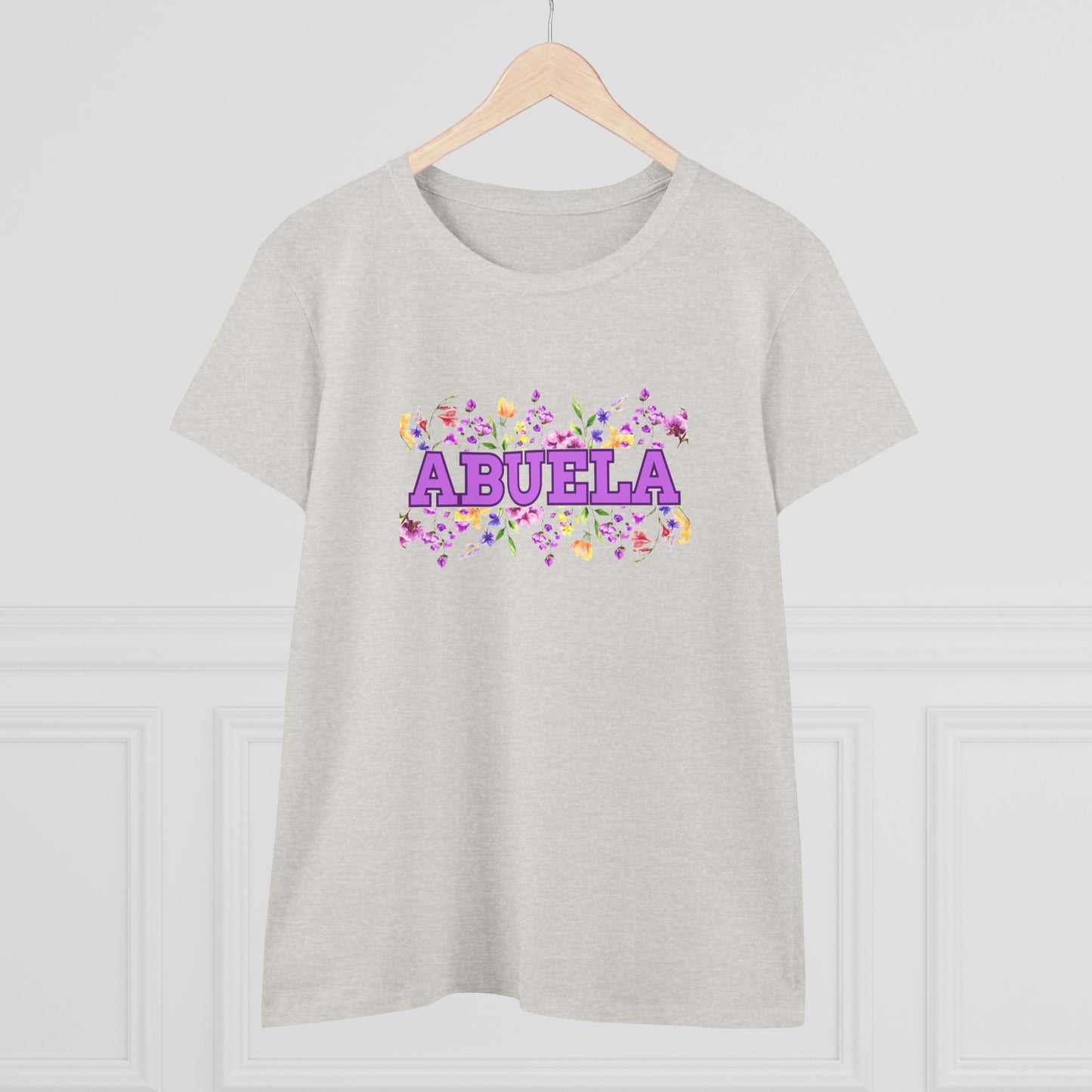 Abuela con Flores Shirt, Gift for Grandma, Gift for Abuela, Mothers Day Gift, Dia de las madres regalo, Abuela Gifts, Gift for Mom