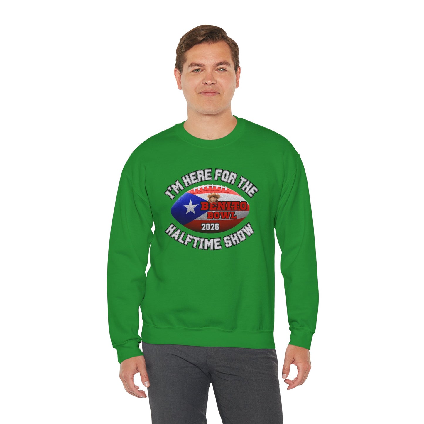 Benito Bowl Halftime 2026 Sweatshirt, Benito Bowl Shirt, Football Fan Gift, Puerto Rico Heritage Sweatshirt, Boriqua Pride Gift