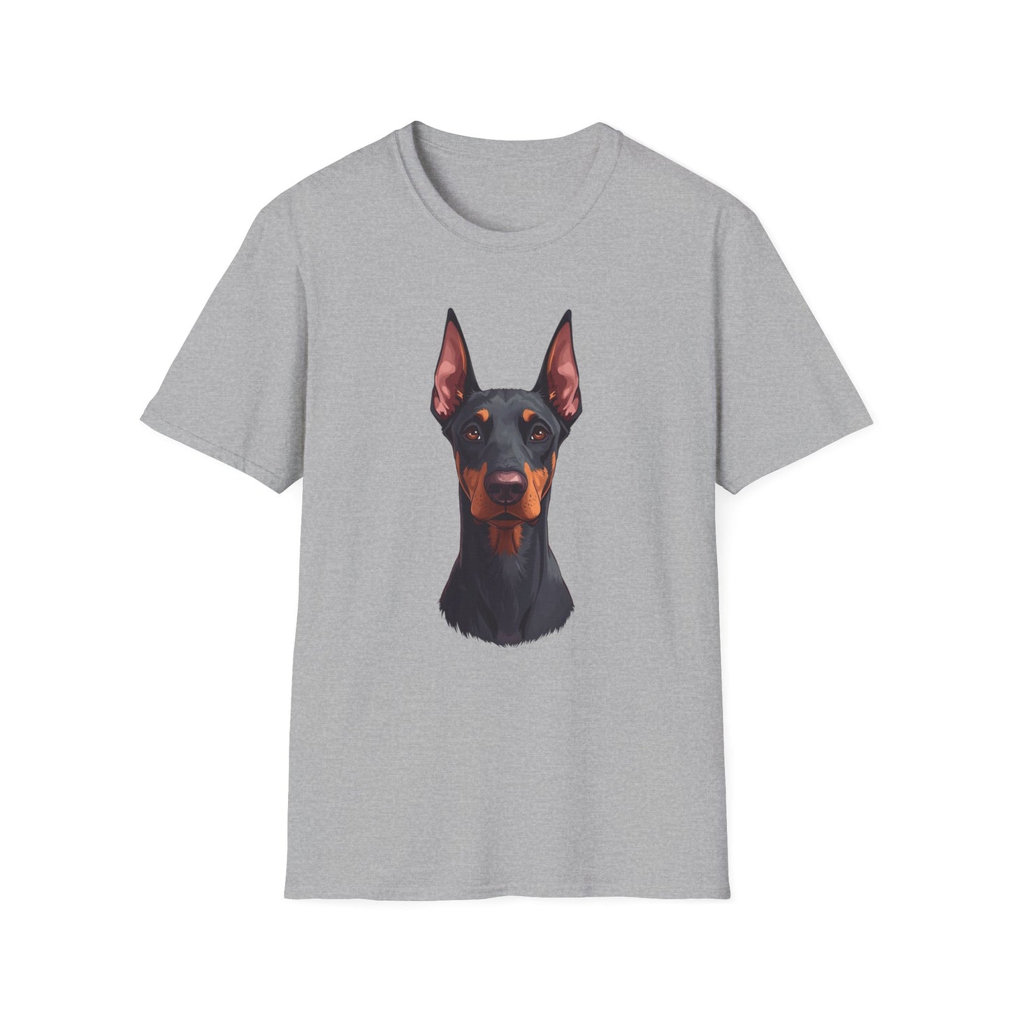 Doberman Dog Portrait Shirt – Doberman Dog Lover Gift, Cute Dog Mom Tee, Dog Dad Shirt, Pet Breed Apparel