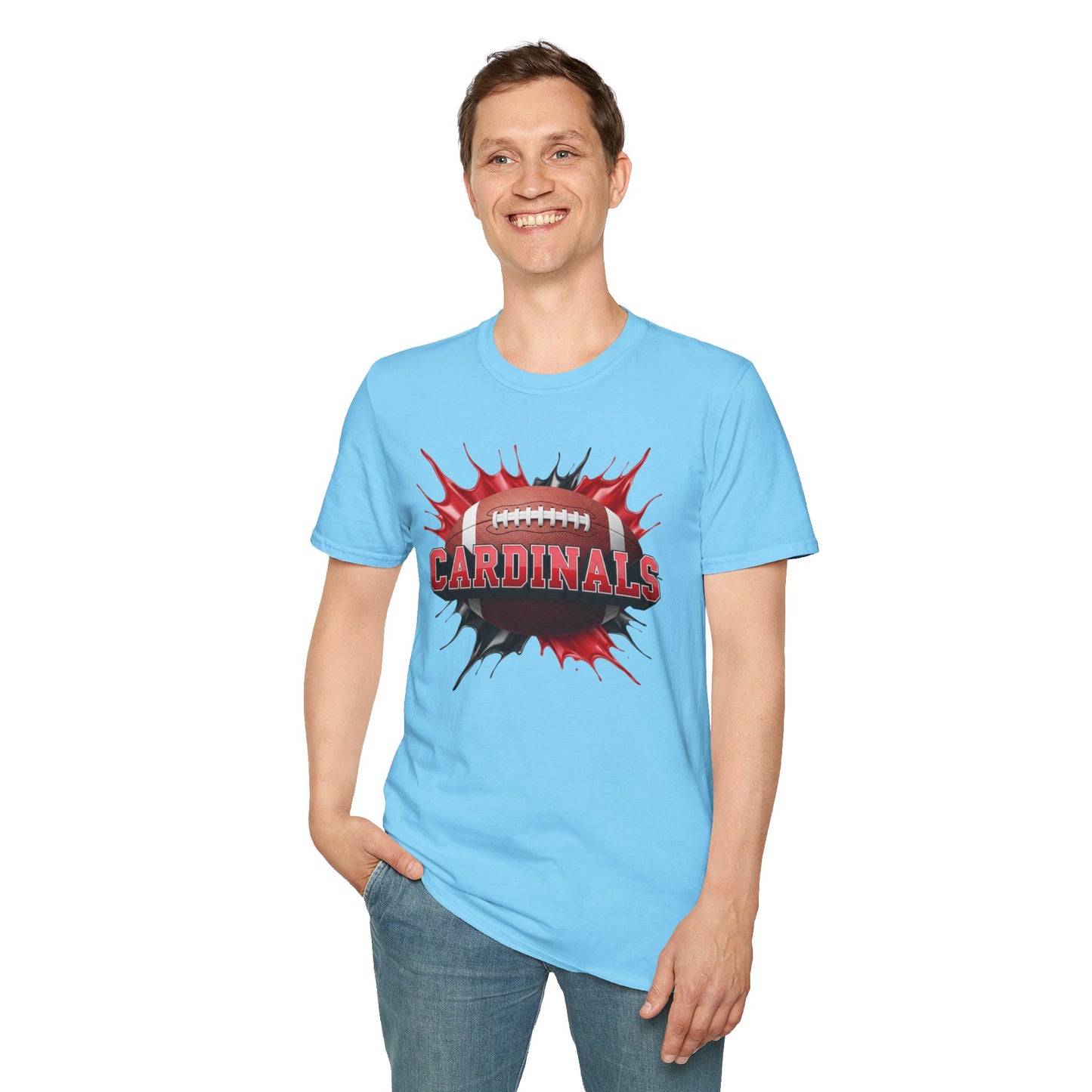 Arizona Football Unisex T-Shirt, Arizona Team Tee, Football Gift for Arizona Fans, Game Day Shirt, Sports Fan Football Apparel