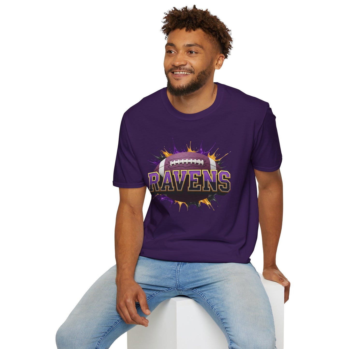 Baltimore Football Unisex T-Shirt, Baltimore Team Tee, Football Gift for Baltimore Fans, Game Day Shirt, Sports Fan Apparel Football Tee