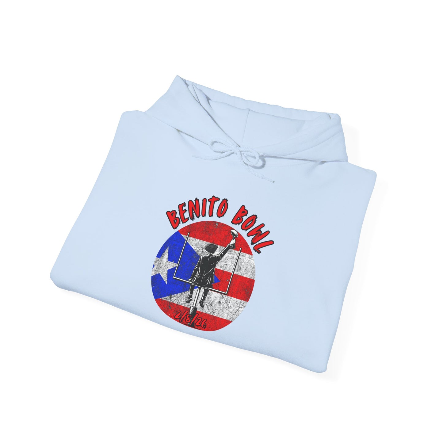 Benito Bowl 2/8/26 Puerto Rico Heritage Hoodie, Boricua Pride Football Fan gift