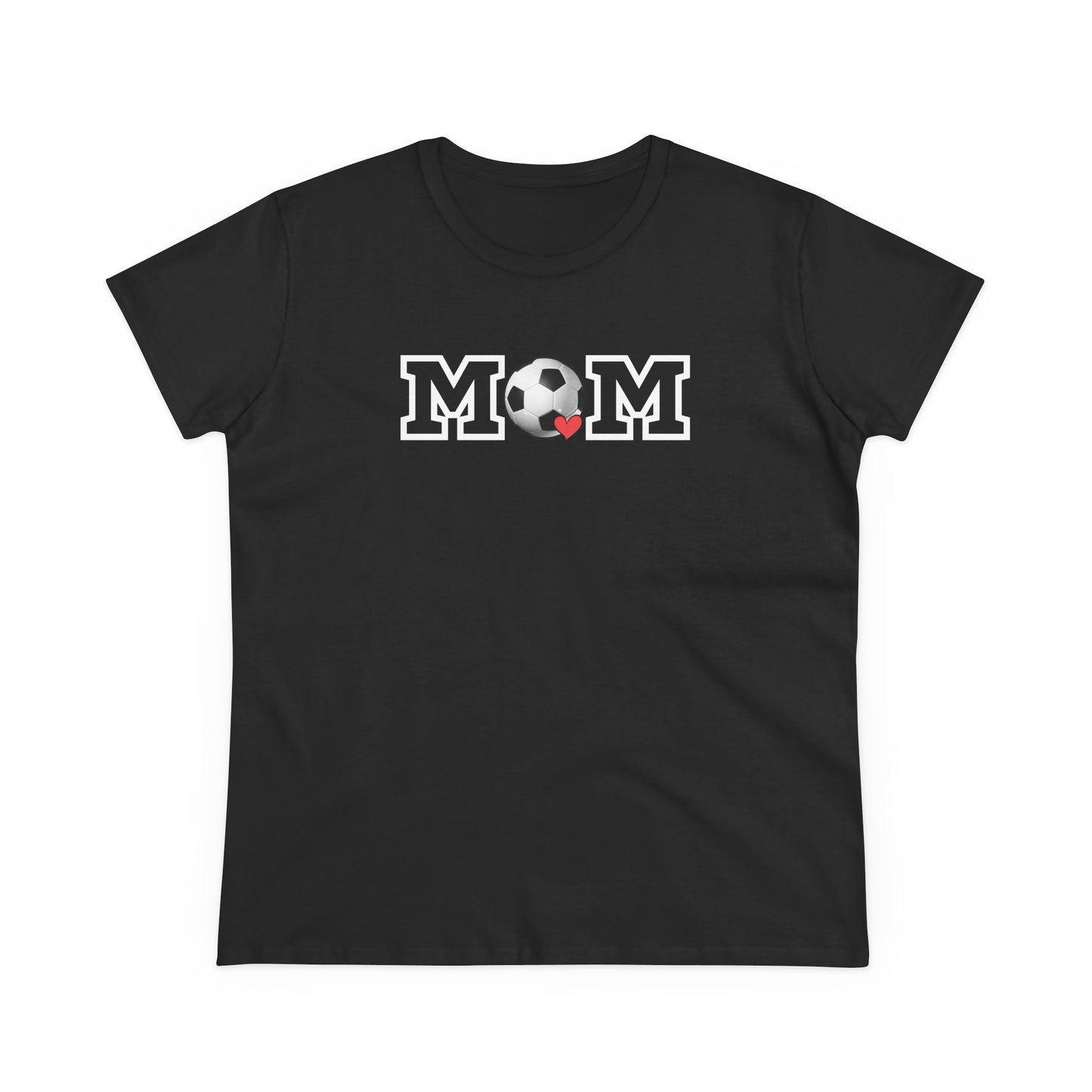 Soccer Mom Shirt, Sports Mom Gift, Cotton T-Shirt, Soccer Fan Apparel, Mother's Day Tee, Mom loves Soccer, Sports Mom