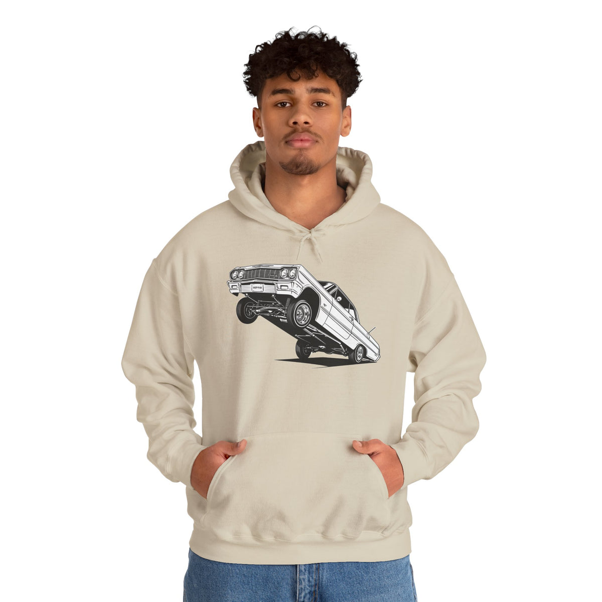 Classic Car Hoodie, Lowrider Car Hoodie, Vintage Auto Hoodie, Car Enthusiast Sweatshirt, Unisex Automotive Hoodie