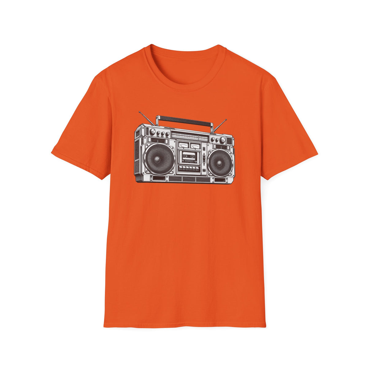 Boombox T-Shirt, Retro Music Shirt, Vintage Cassette Radio Tee, 80s 90s Nostalgia, Music Lover Gift