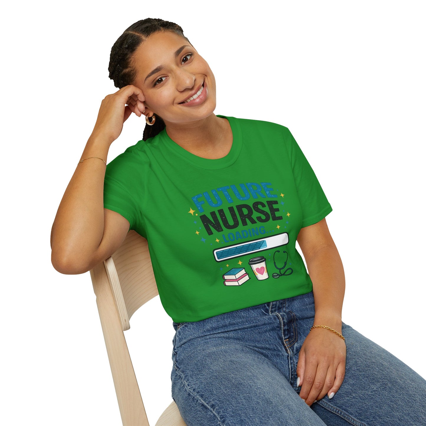 Future Nurse Loading Shirt – Funny Nursing Student T-Shirt, RN School Gift, Nursing School Graduation Tee, Nurse Student Gift Idea