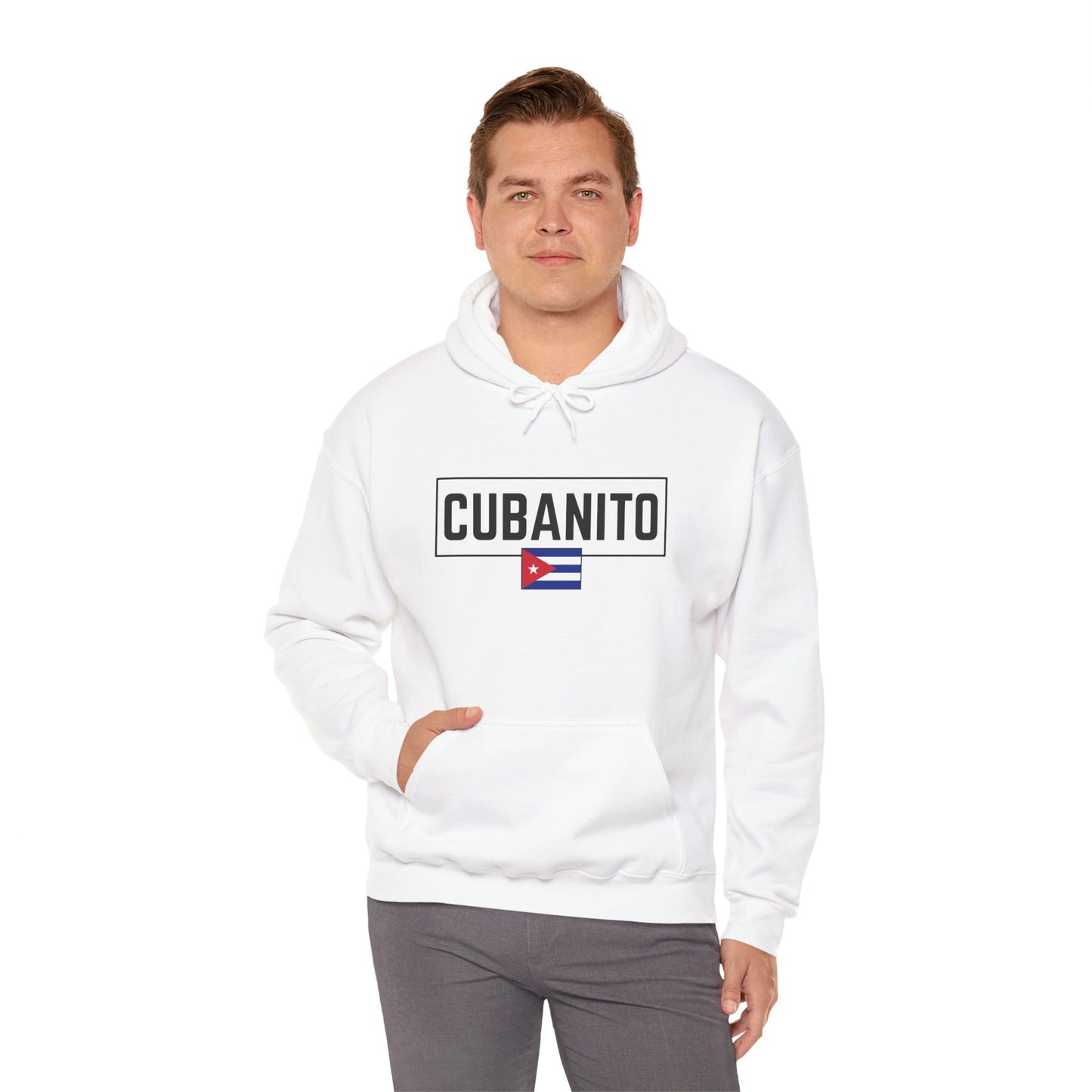 CUBANITO Hoodie – Cuban Flag Hoodie for Men, Latino Pride Hoodie, Cuba Heritage Top, Cuban Culture Graphic Hoodie
