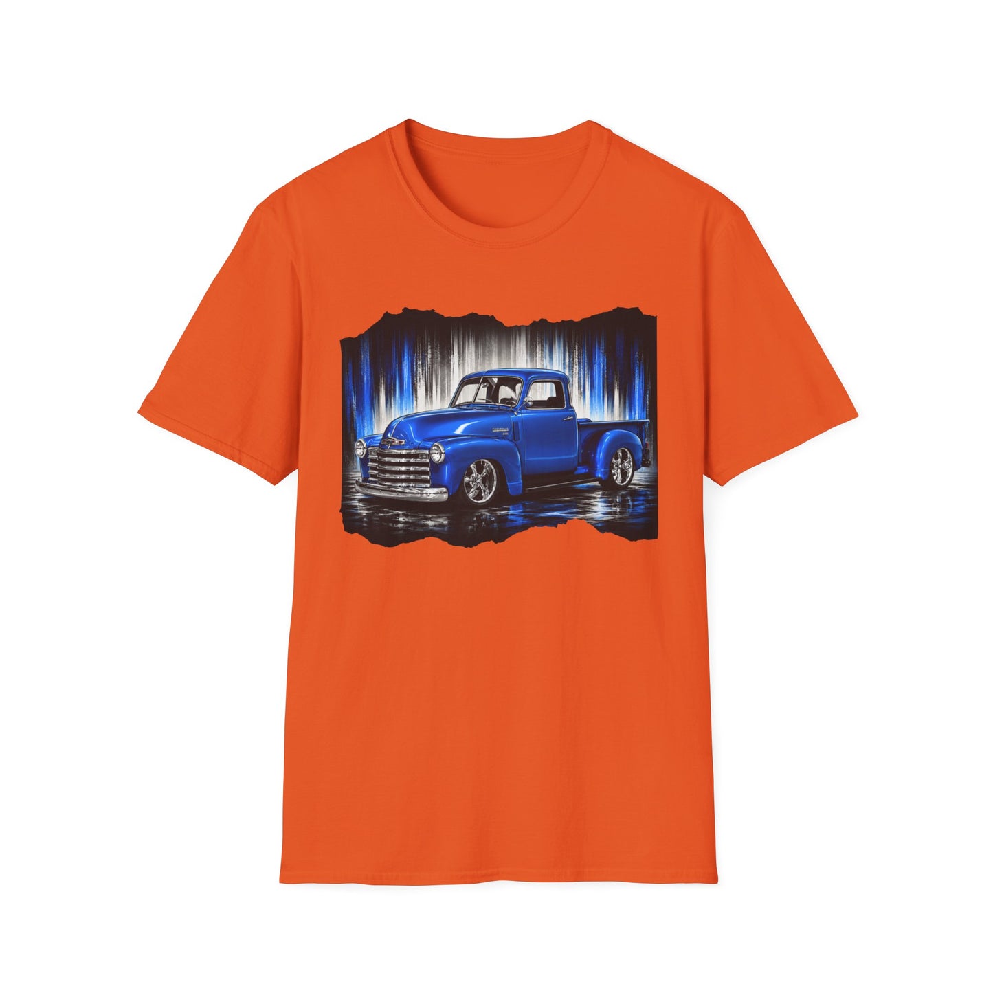 Vintage Truck Shirt, Blue Pickup Truck Tee, Classic Truck Graphic Shirt, Truck Enthusiast Gift, Retro Auto Unisex Tee