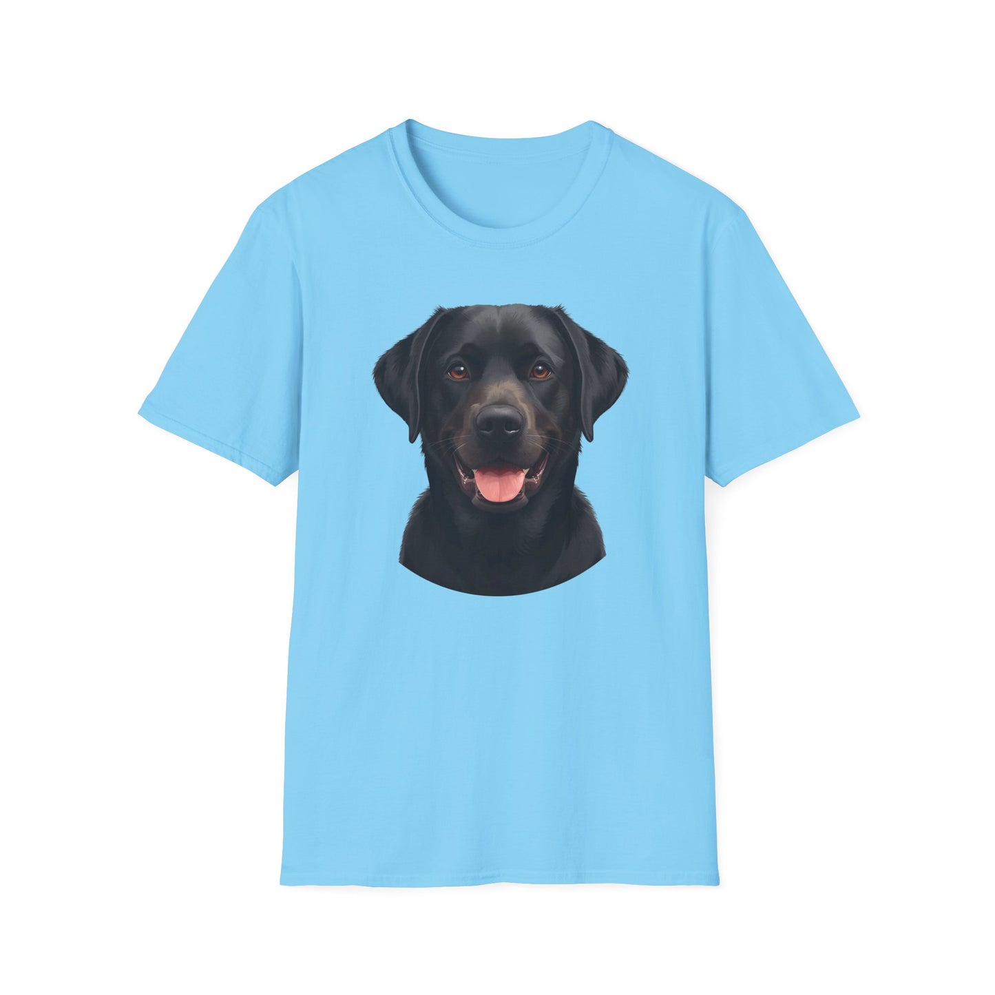 Labrador Retriever Dog Portrait Shirt – Black Lab Dog Lover Gift, Cute Dog Mom Tee, Dog Dad Shirt, Pet Breed Apparel