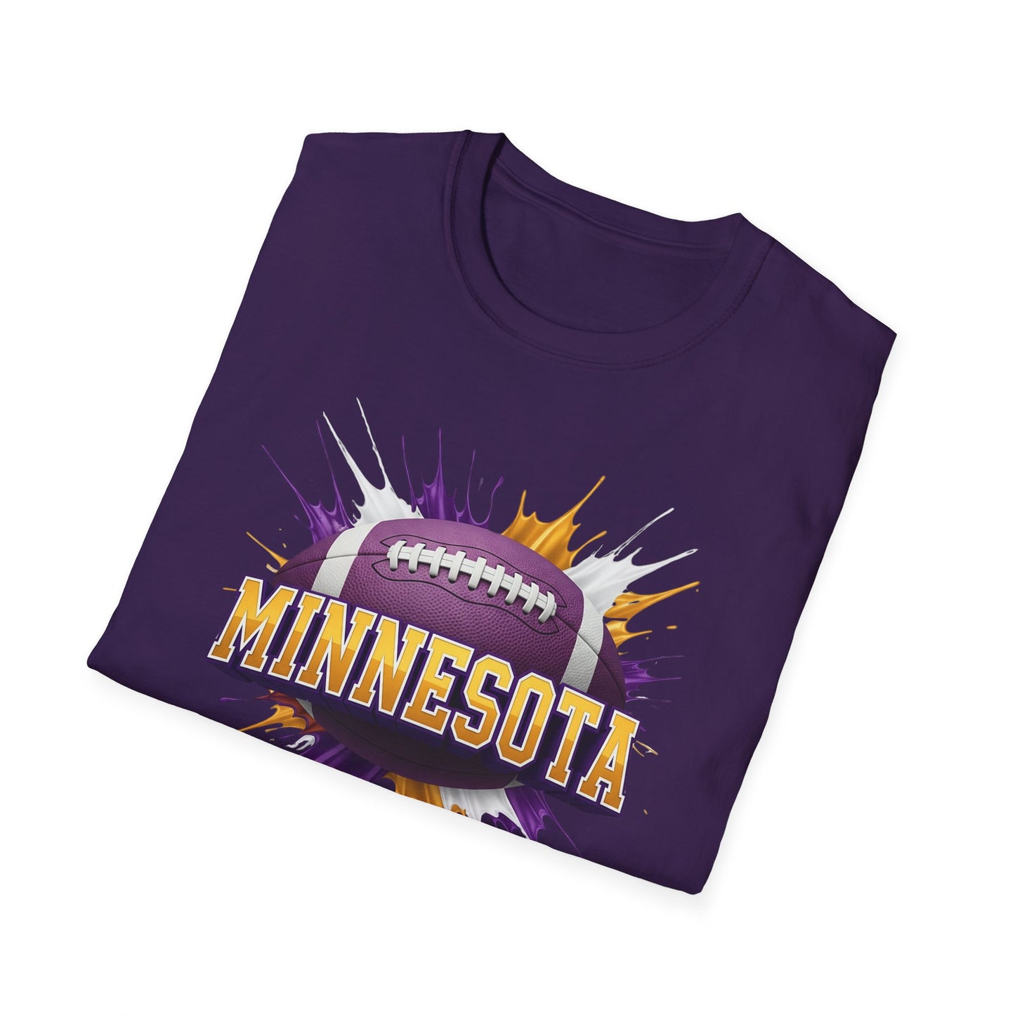 Minnesota Football Unisex T-Shirt, Minnesota Team Tee, Football Gift for Minnesota Fans, Game Day Shirt, Sports Fan Apparel Football Tee