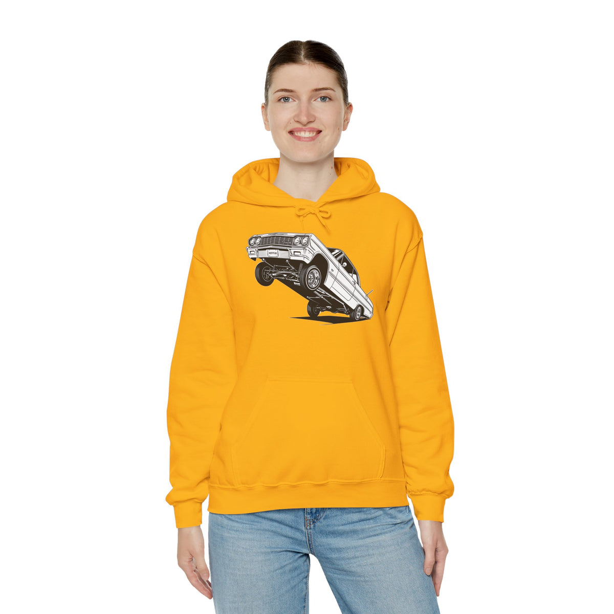 Classic Car Hoodie, Lowrider Car Hoodie, Vintage Auto Hoodie, Car Enthusiast Sweatshirt, Unisex Automotive Hoodie
