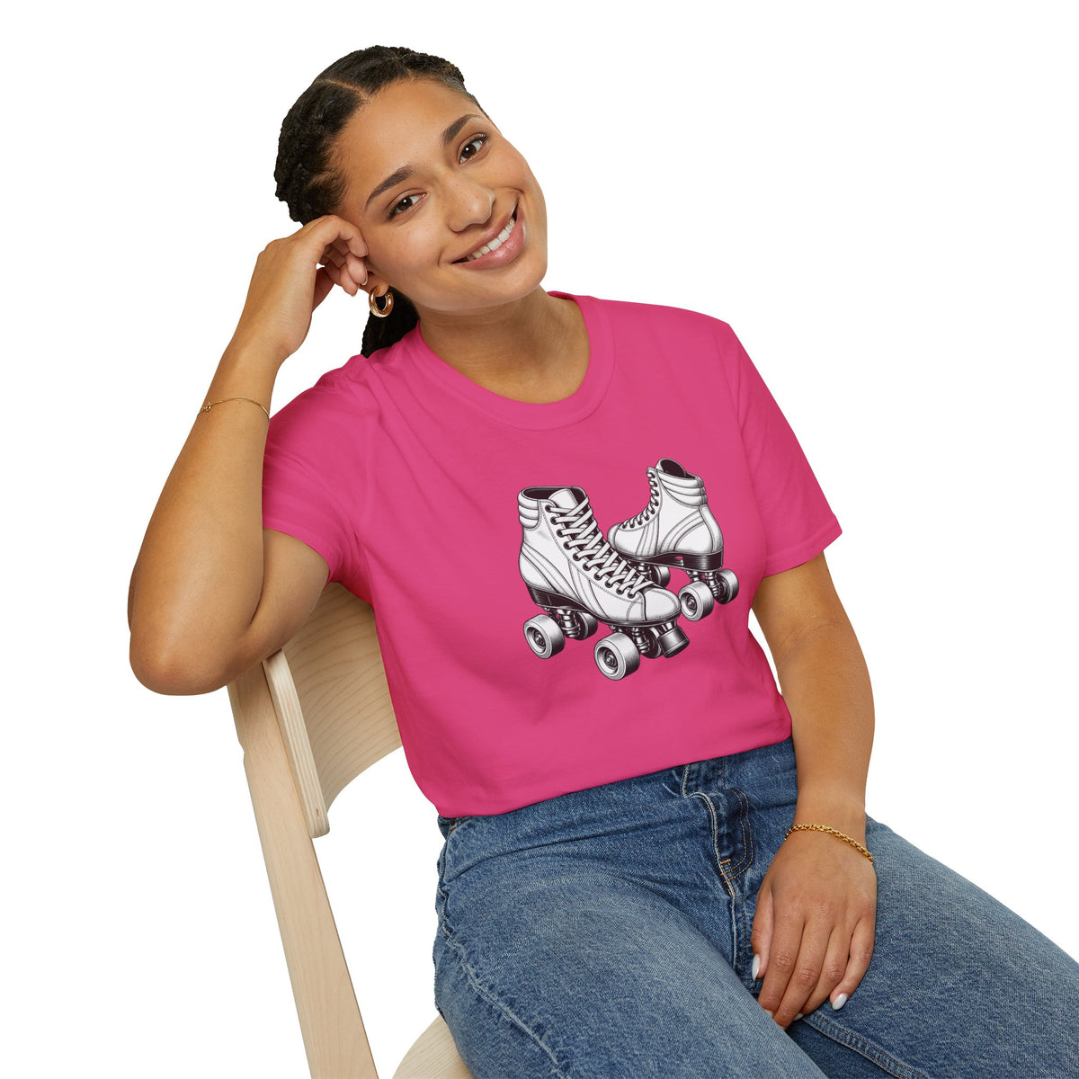 Retro Roller Skates Shirt, Quad Skate T-Shirt, Vintage Roller Rink Tee, Roller Skater Gift