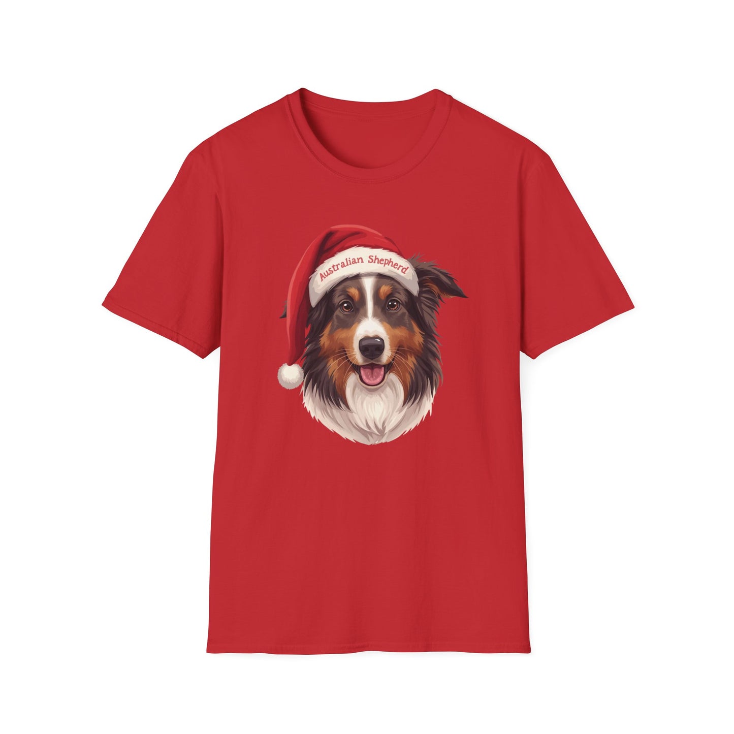 Australian Shepherd Dog Portrait Shirt – Aussie Dog Lover Gift, Cute Dog Mom Tee, Dog Dad Shirt, Pet Breed Apparel