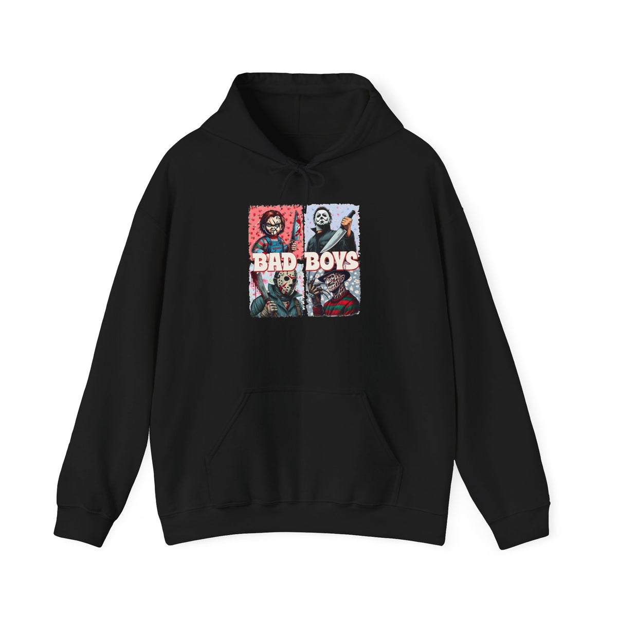 Horror Movie Villains Halloween Bad Boys Unisex Hoodie, Scary Movie Pullover, Horror Movie Sweatshirt, Halloween Costume Hoodie
