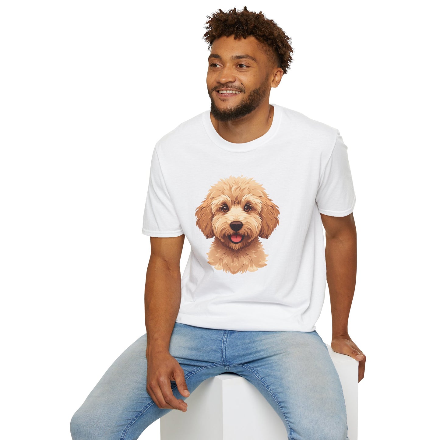 Labradoodle Dog Portrait Shirt – Labradoodle Dog Lover Gift, Cute Dog Mom Tee, Dog Dad Shirt, Pet Breed Apparel