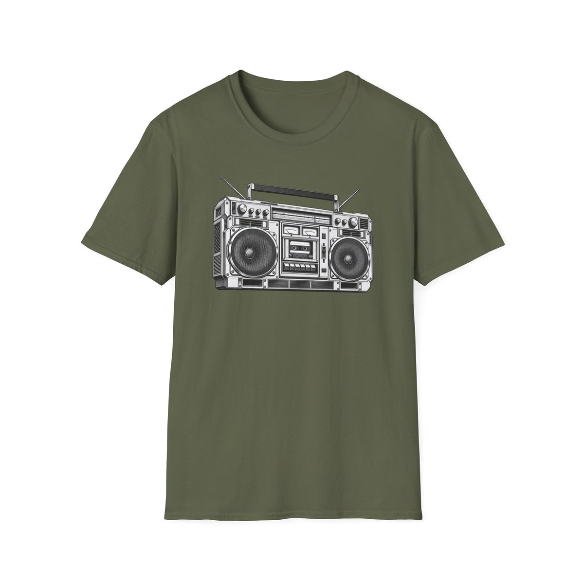 Boombox T-Shirt, Retro Music Shirt, Vintage Cassette Radio Tee, 80s 90s Nostalgia, Music Lover Gift