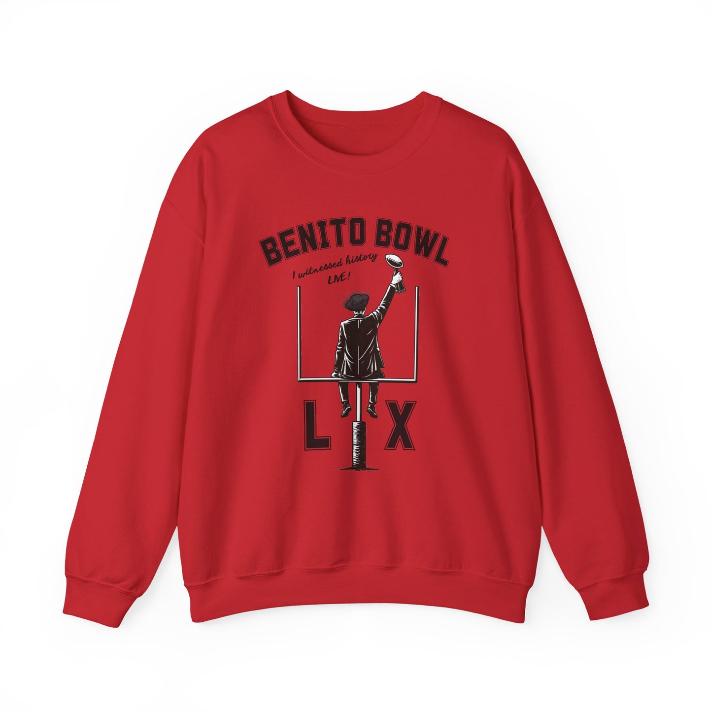 Benito Bowl LX Witnessed History Live Halftime Sweatshirt, Football Fan Gift, Benito Sweatshirt, Puerto Rico Boricua Heritage