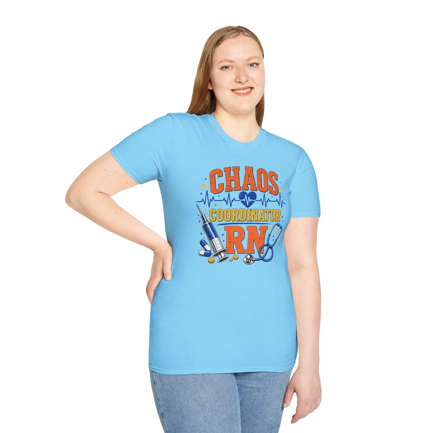 Chaos Coordinator RN Shirt – Funny Nurse Shirt – Nurse Life Tee – Medical Humor Gift for Nurses, RN LPN CNA Nursing Shirt