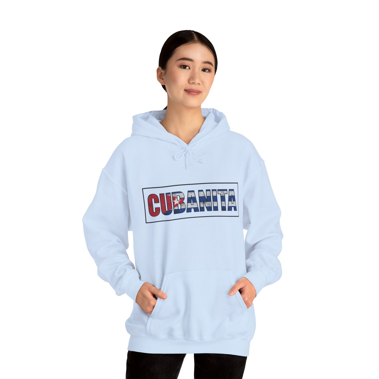 CUBANITA Hoodie – Cuban Flag Hoodie for Women, Latina Pride Hoodie, Cuba Heritage Top, Cuban Culture Graphic Hoodie